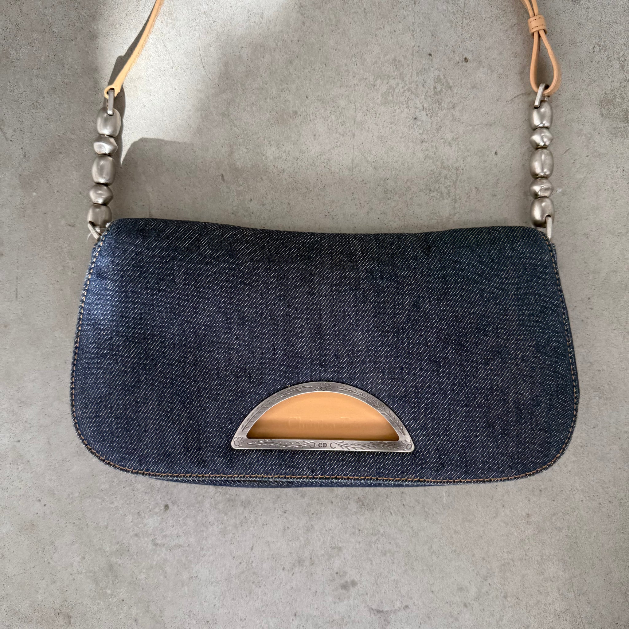 Dior Malice Denim Shoulder Bag