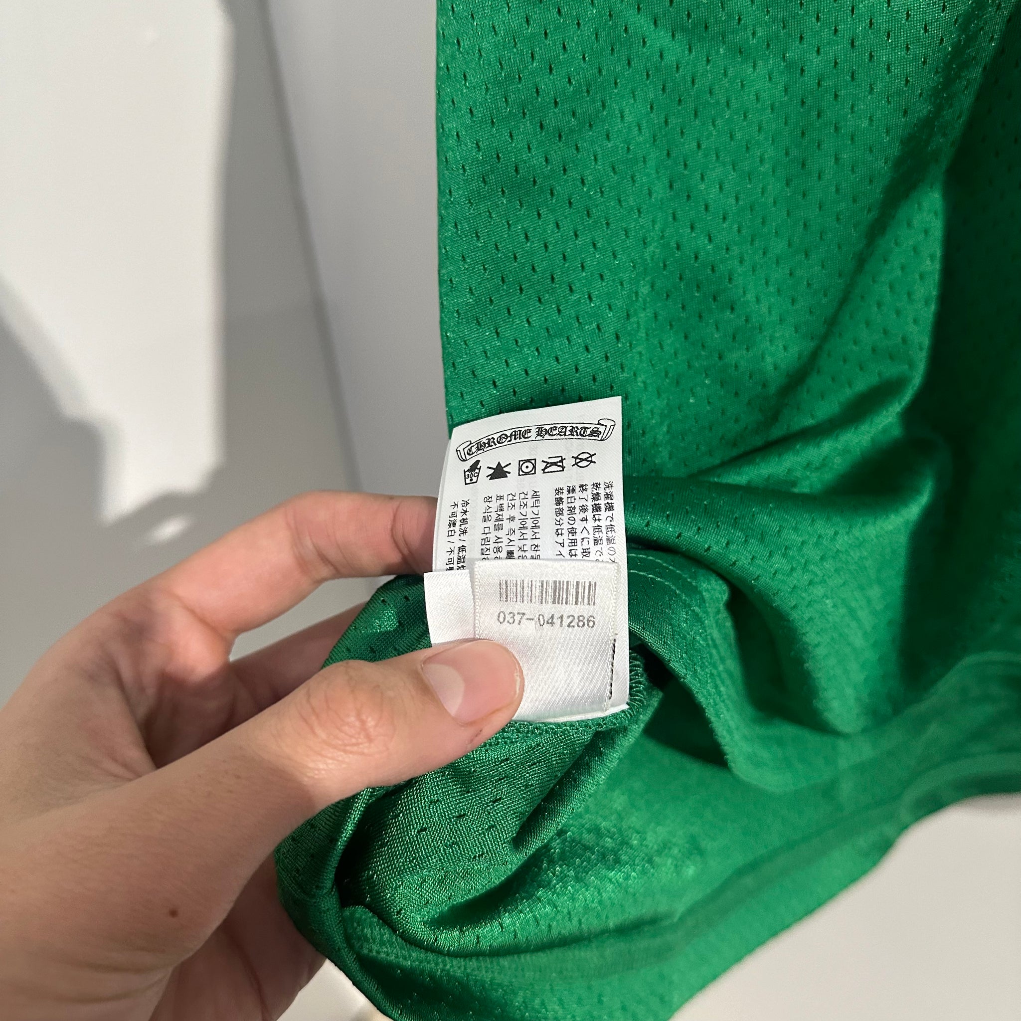 Chrome Hearts Stadium Mesh Green Tshirt Jersey (Size L)