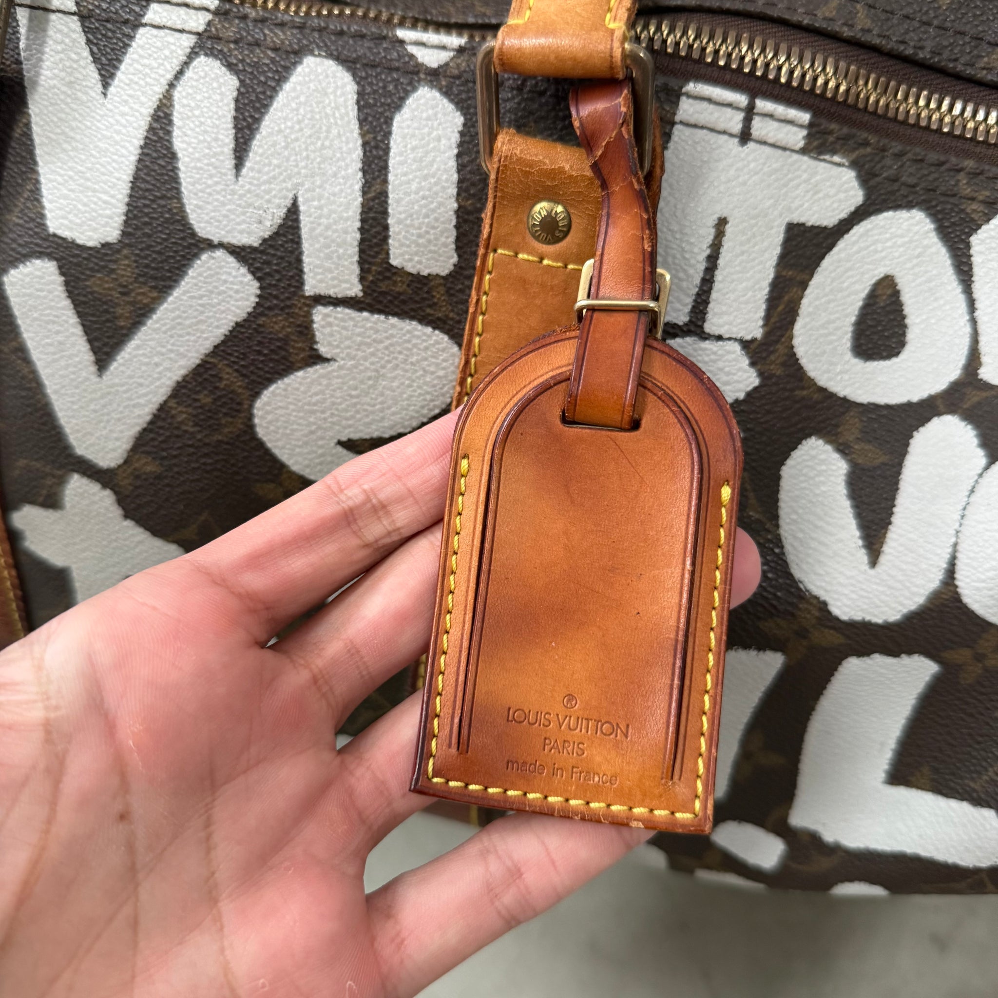 Louis Vuitton Monogram Stephen Sprouse Graffiti Keepall 50 Duffle Bag