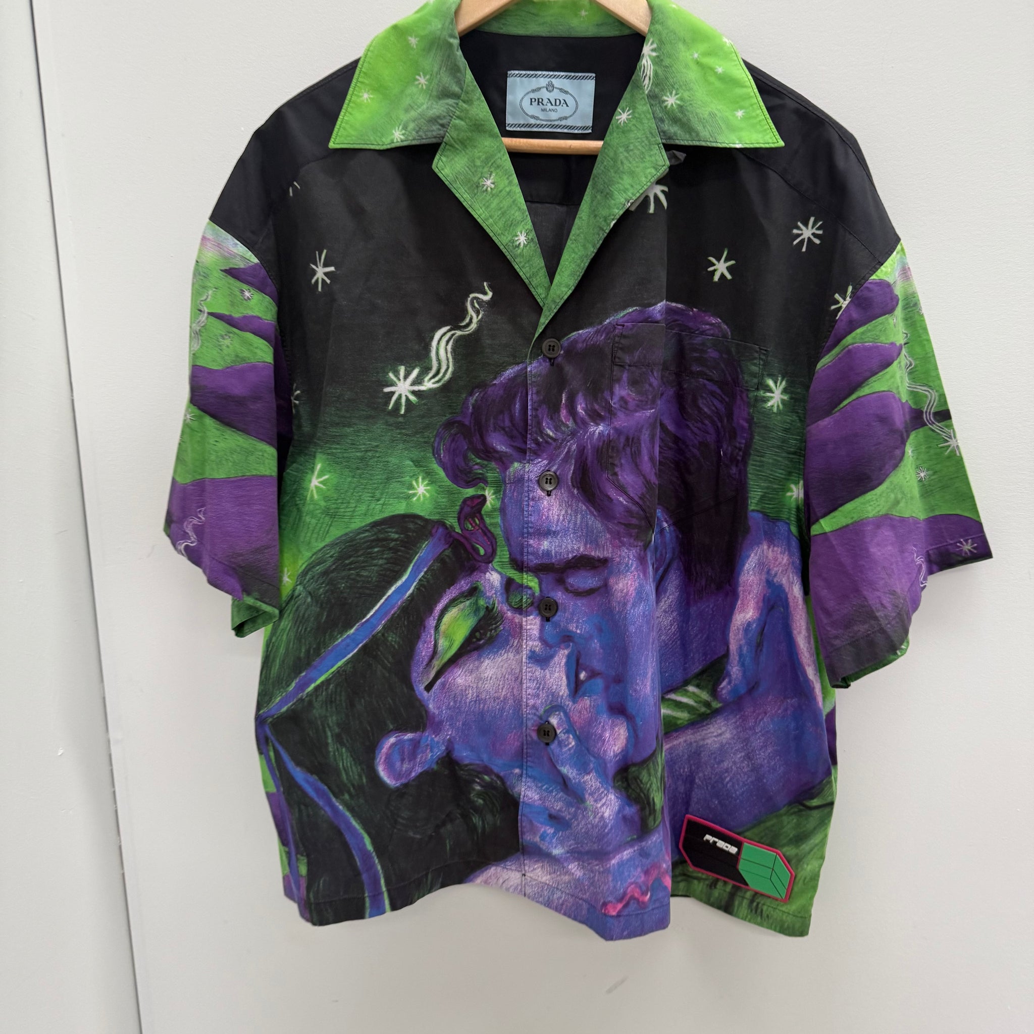 Prada Impossible Love Button Up Shirt (Size L)