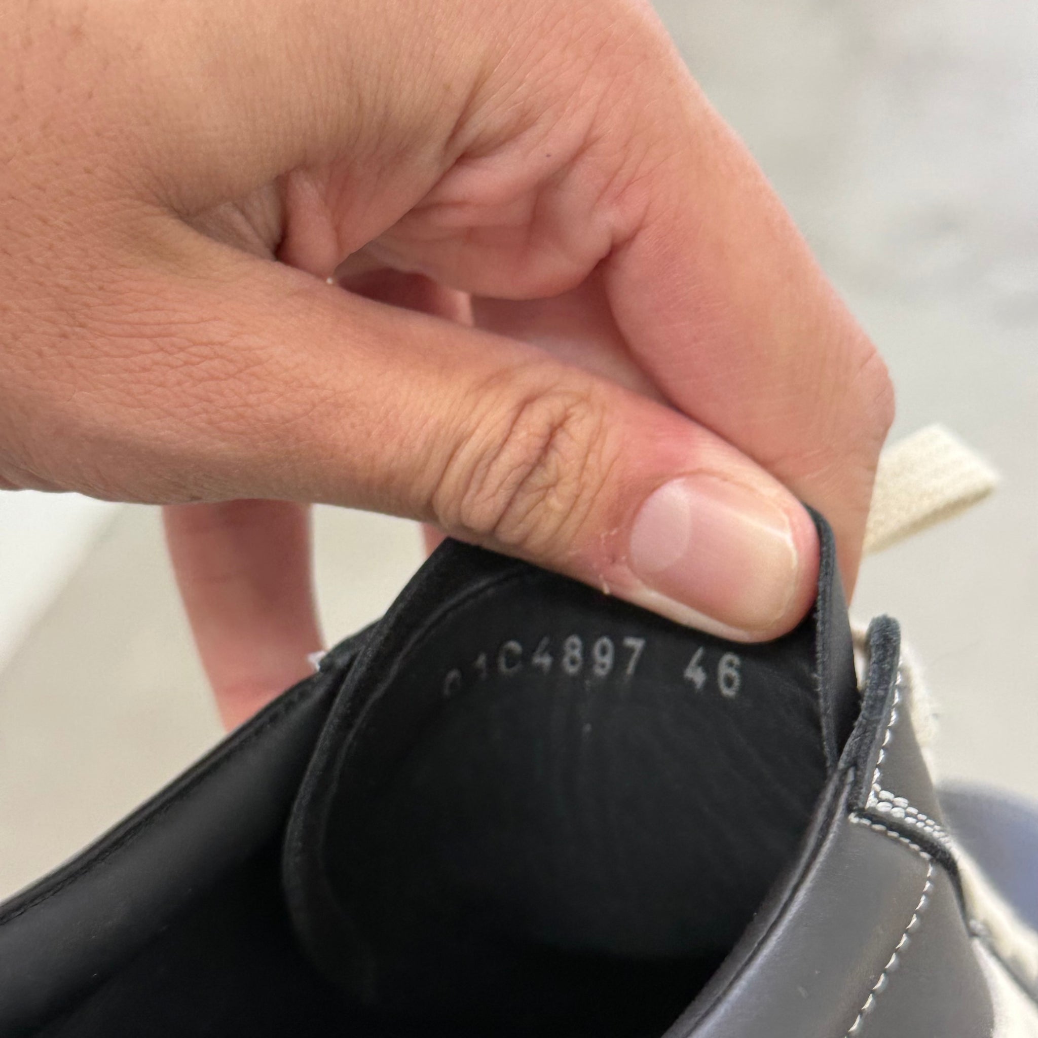 Rick Owens Black Vintage Sneakers (EU46)