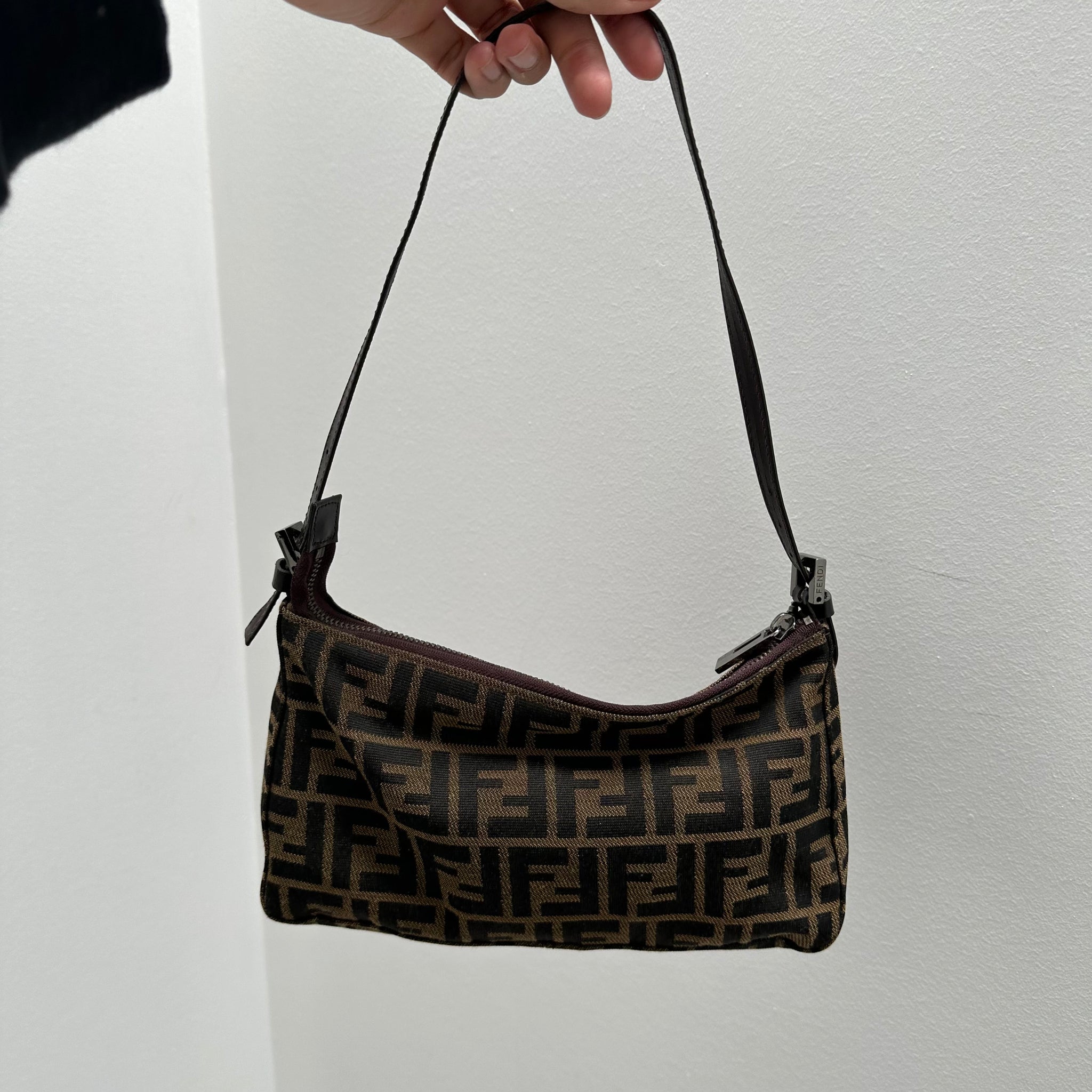 Fendi Pochette Shoulder Bag Canvas