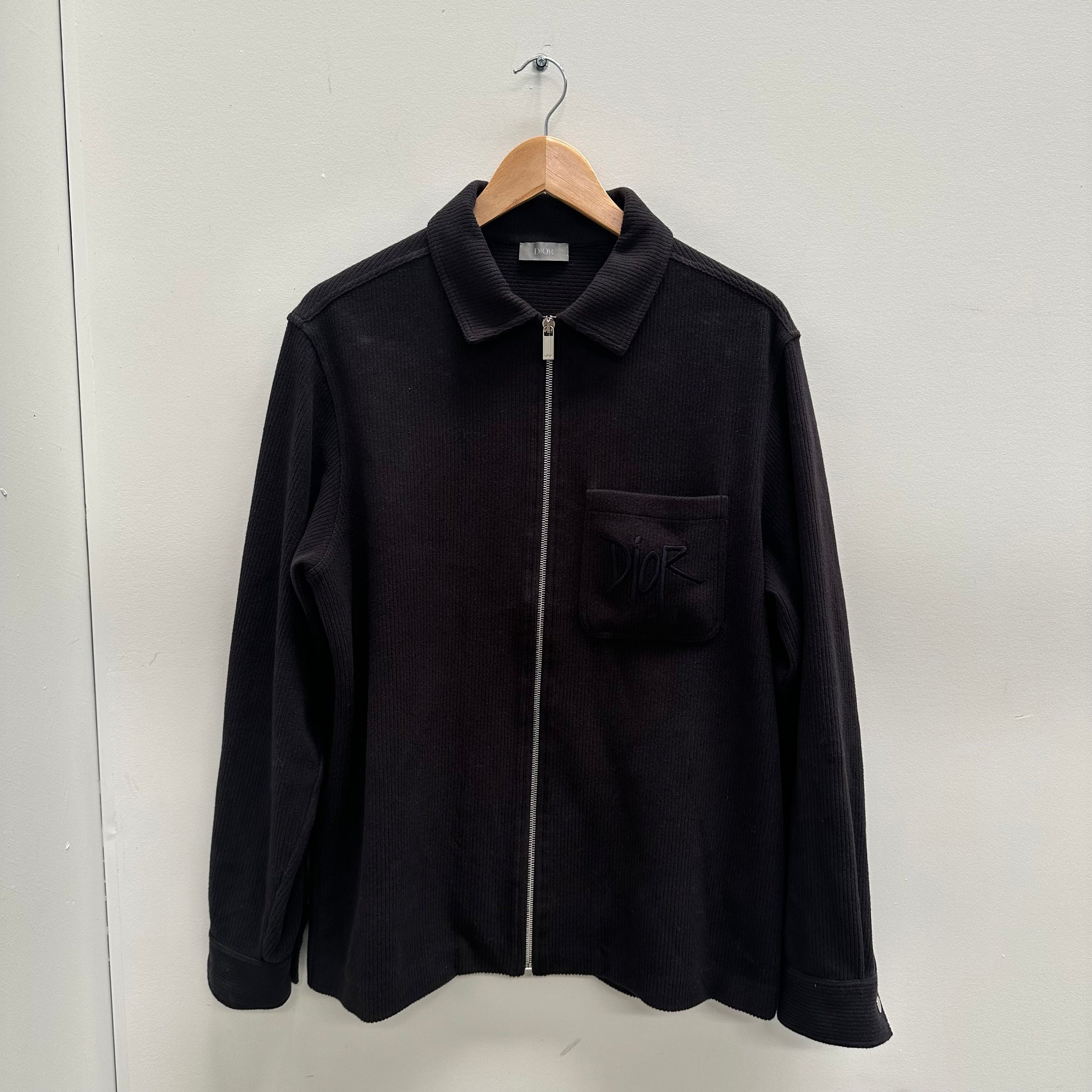 Dior x Shawn Stussy Corduroy Black Jacket (Size S)