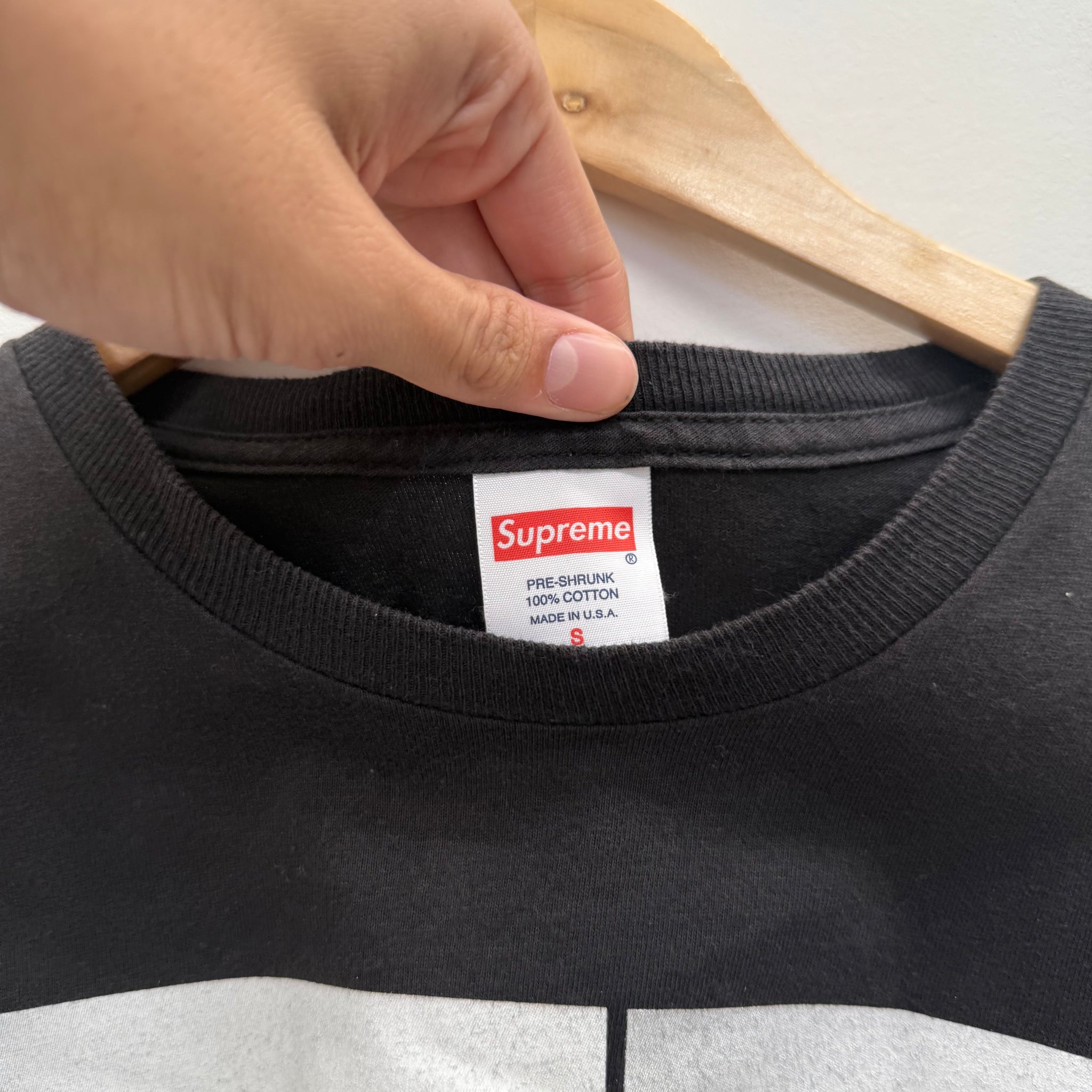 Supreme 12FW Three Six Mafia Black T Shirt (Size S)