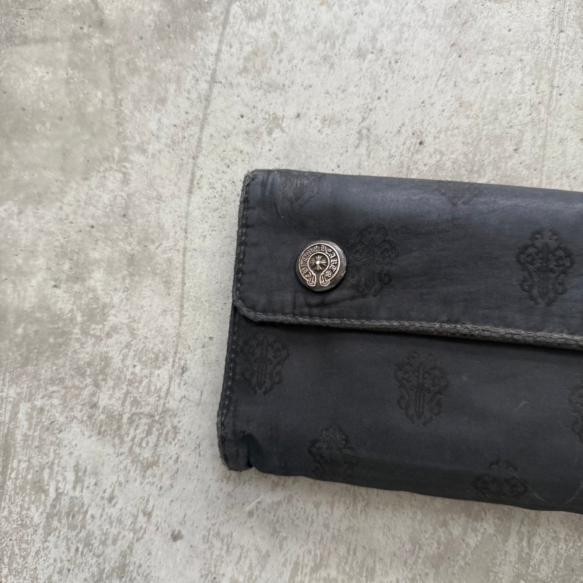 Chrome Hearts Wave Nylon Long Wallet
