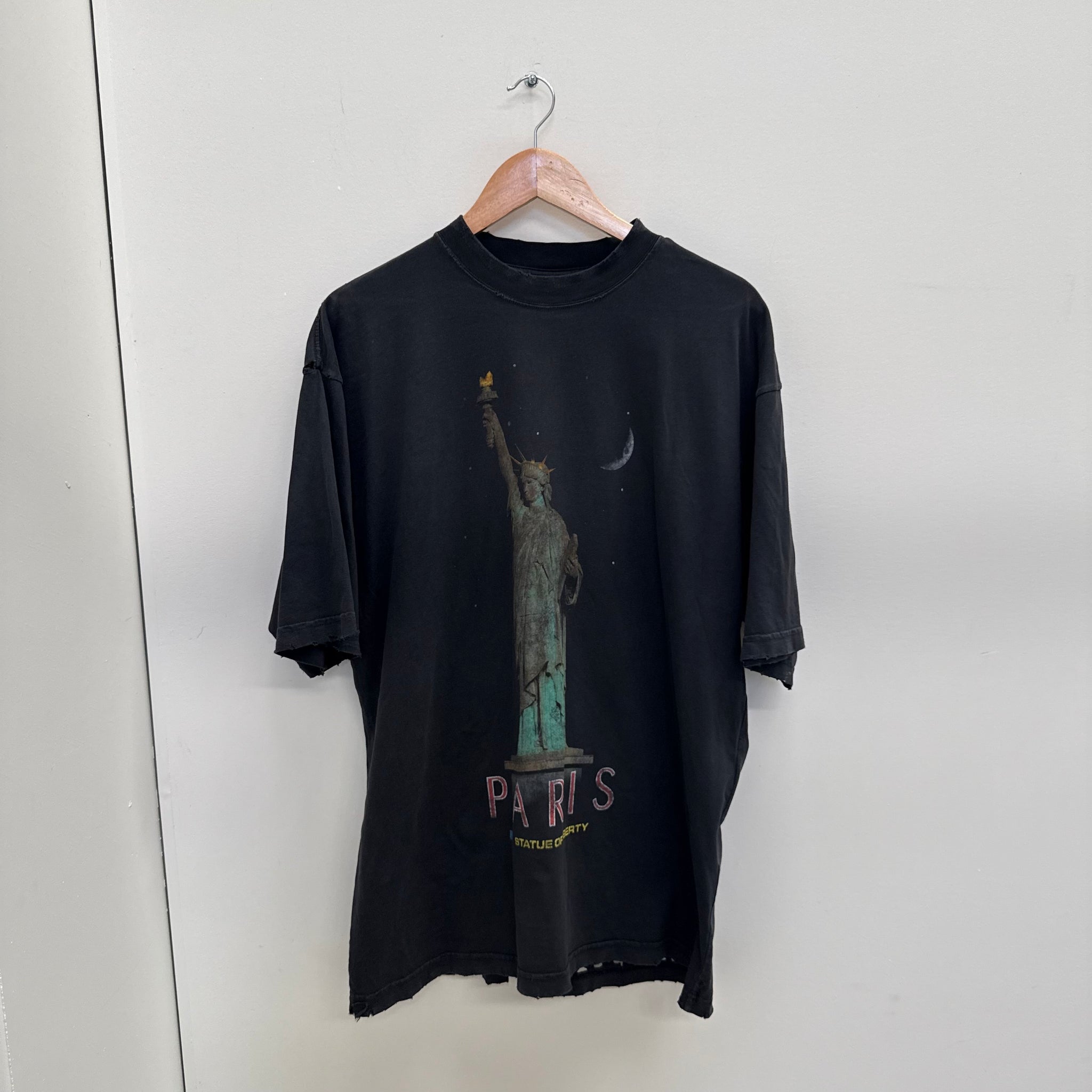 Balenciaga Paris Liberty Logo T Shirt (fits L-XL)