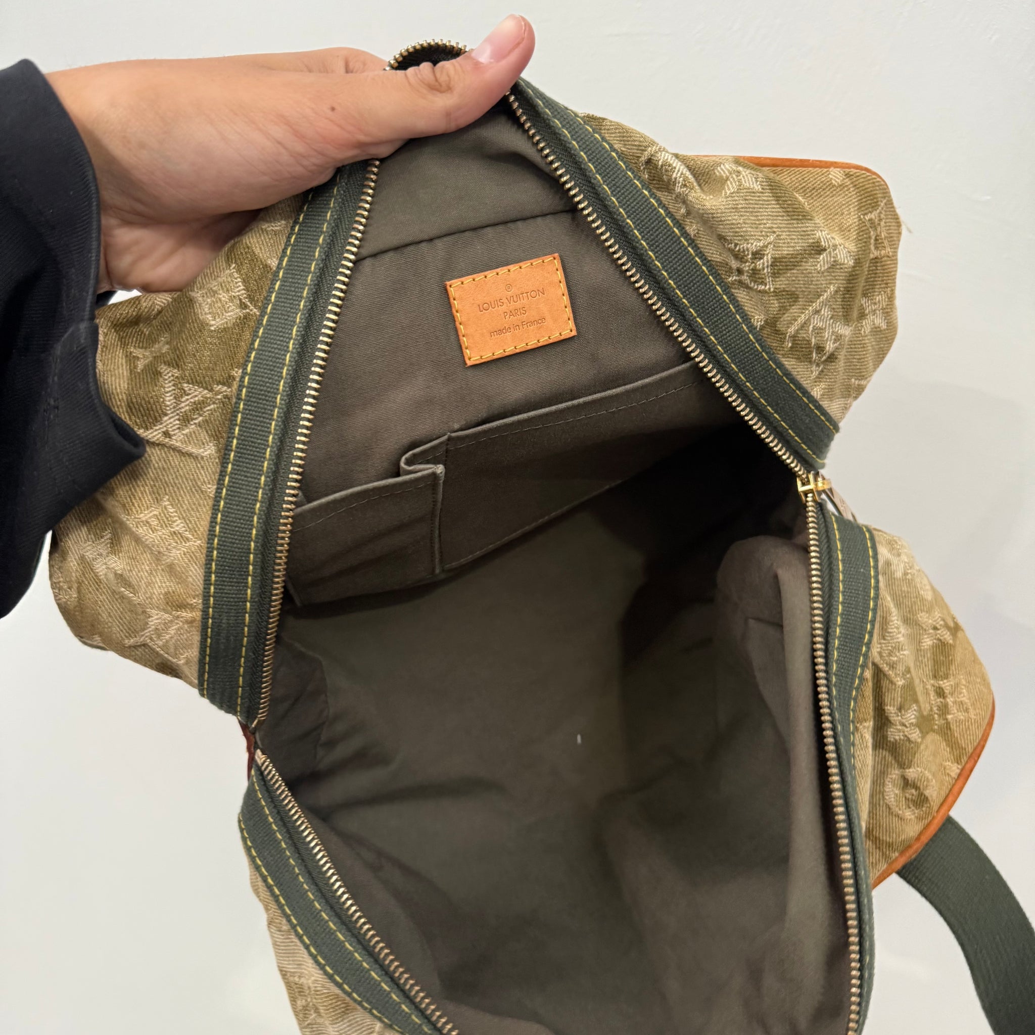 Louis Vuitton Takashi Murakami Denim Monogramouflage Jasmine Shoulder Bag