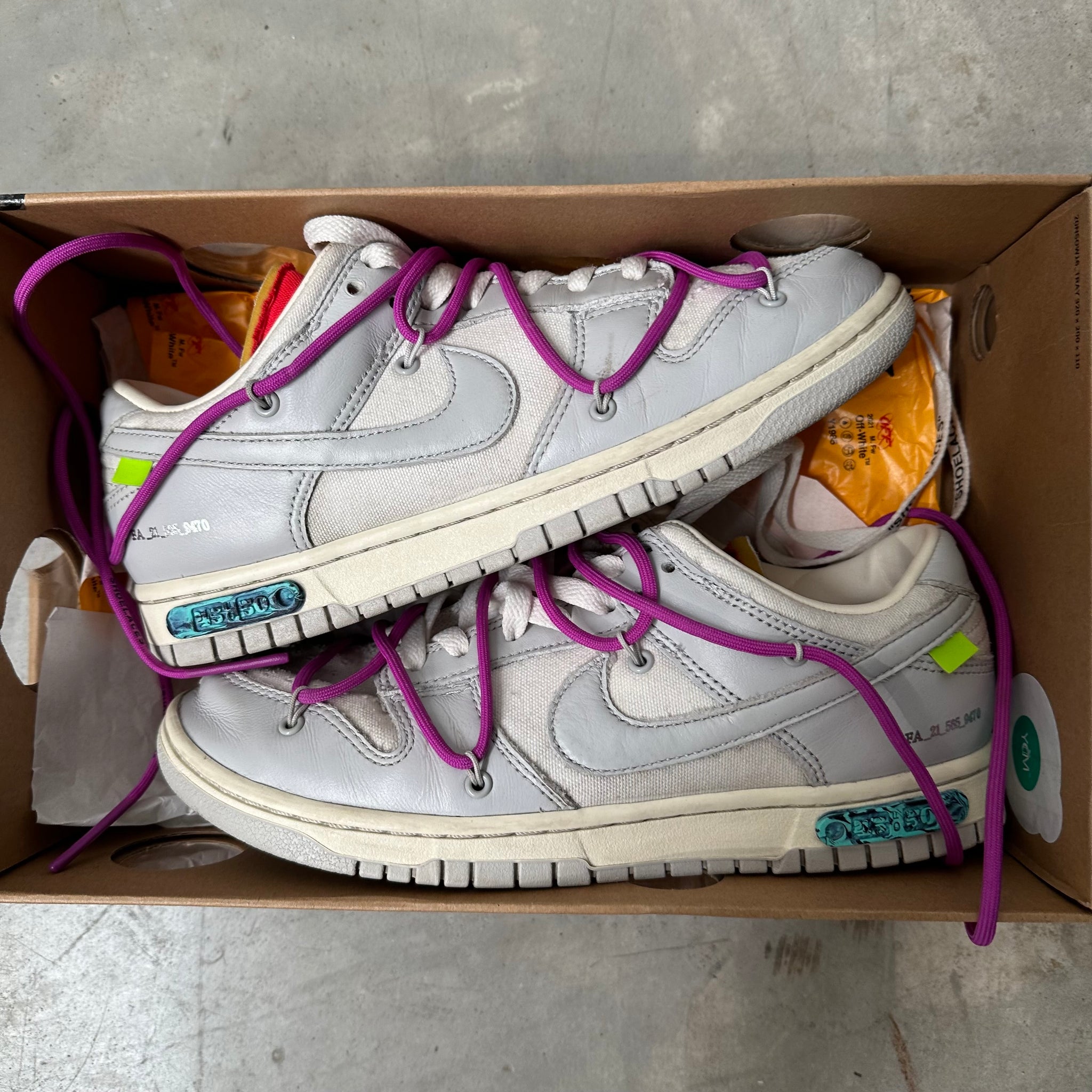 Off-White x Dunk Low 'Lot 50' US8.5