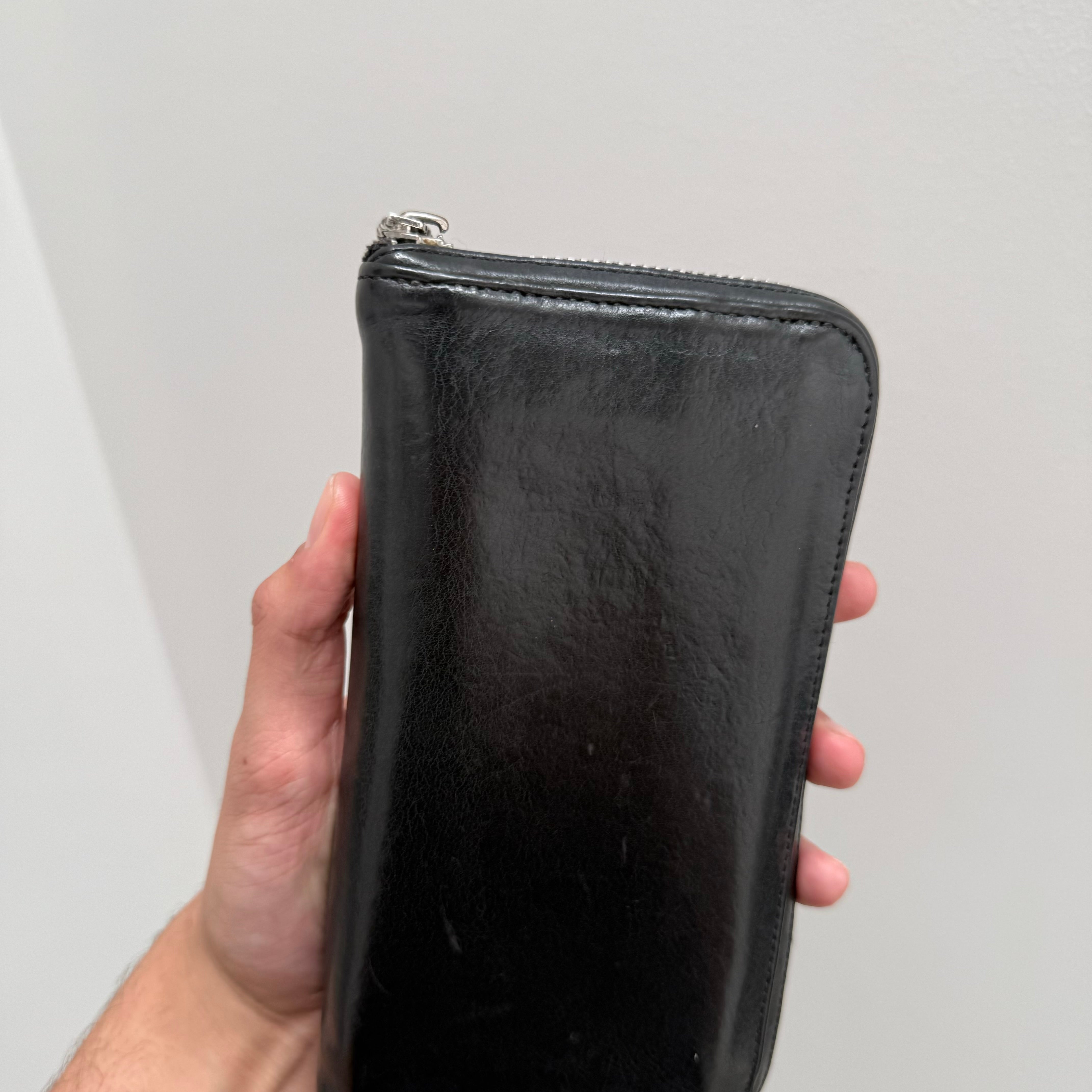 Chrome Hearts Triple Cross Black Zip Wallet – Curated by Charbel