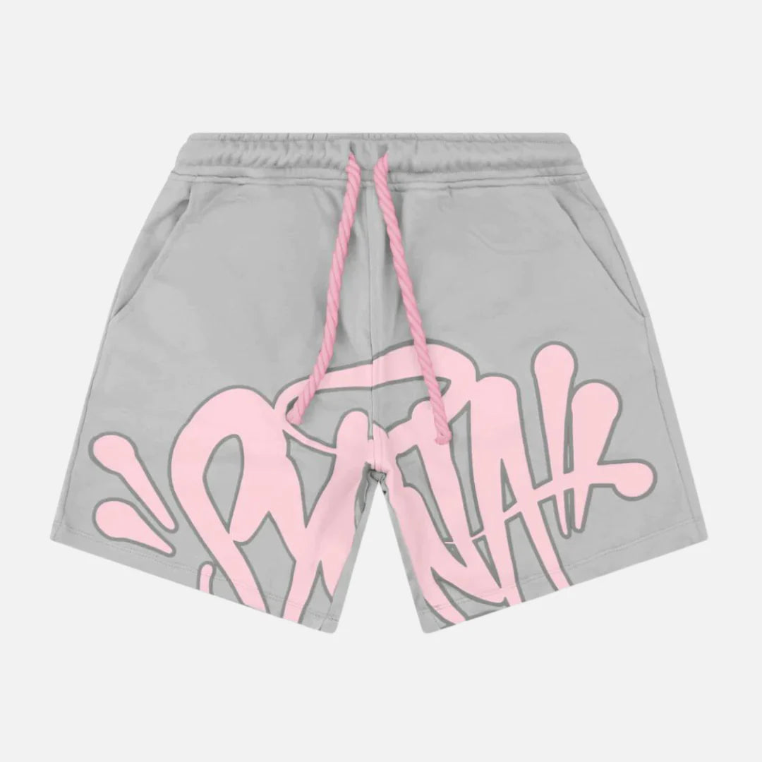 Syna World Tee and Short Set - Grey Pink