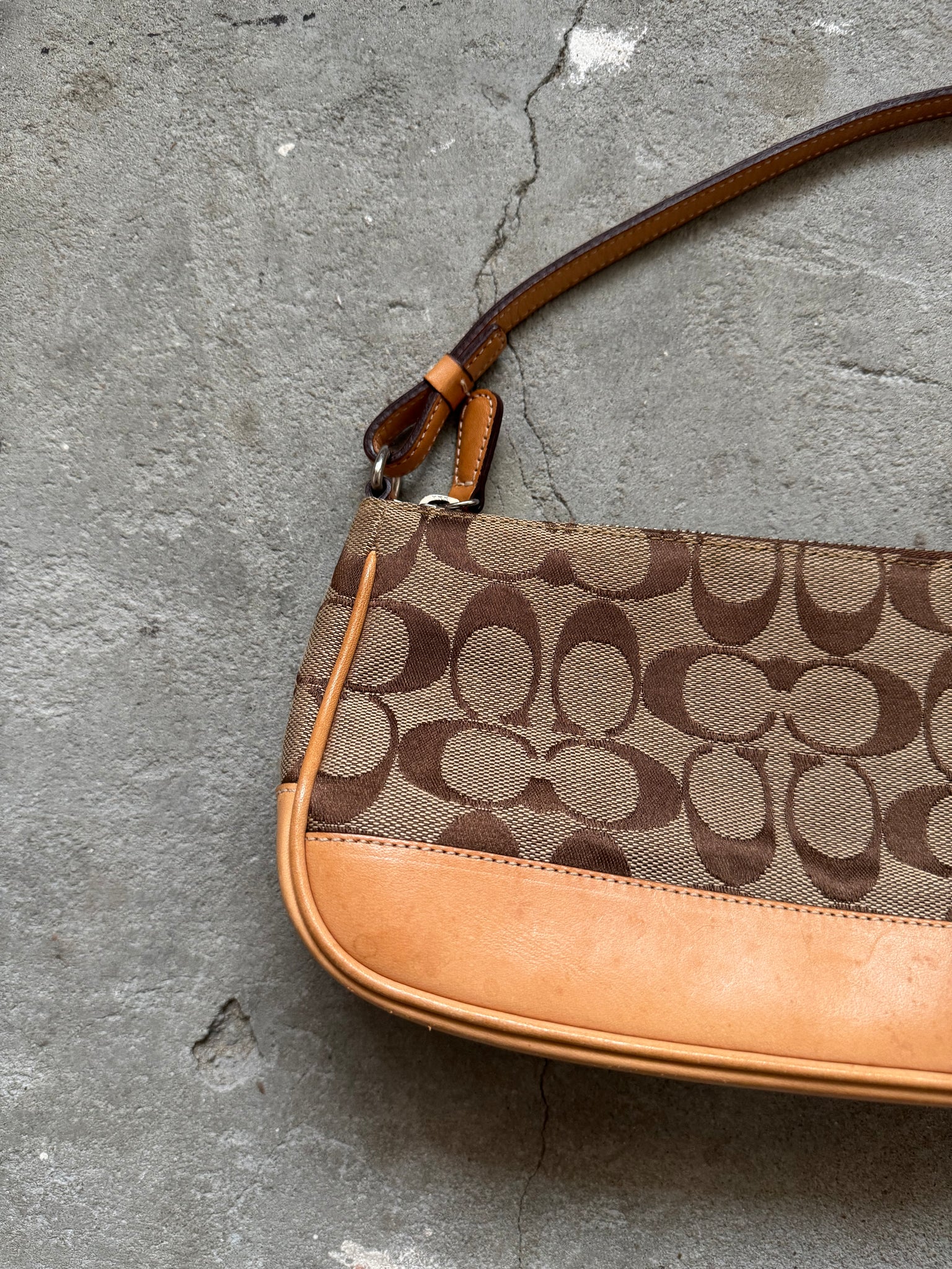 Coach Y2K Demi Shoulder Bag Tan