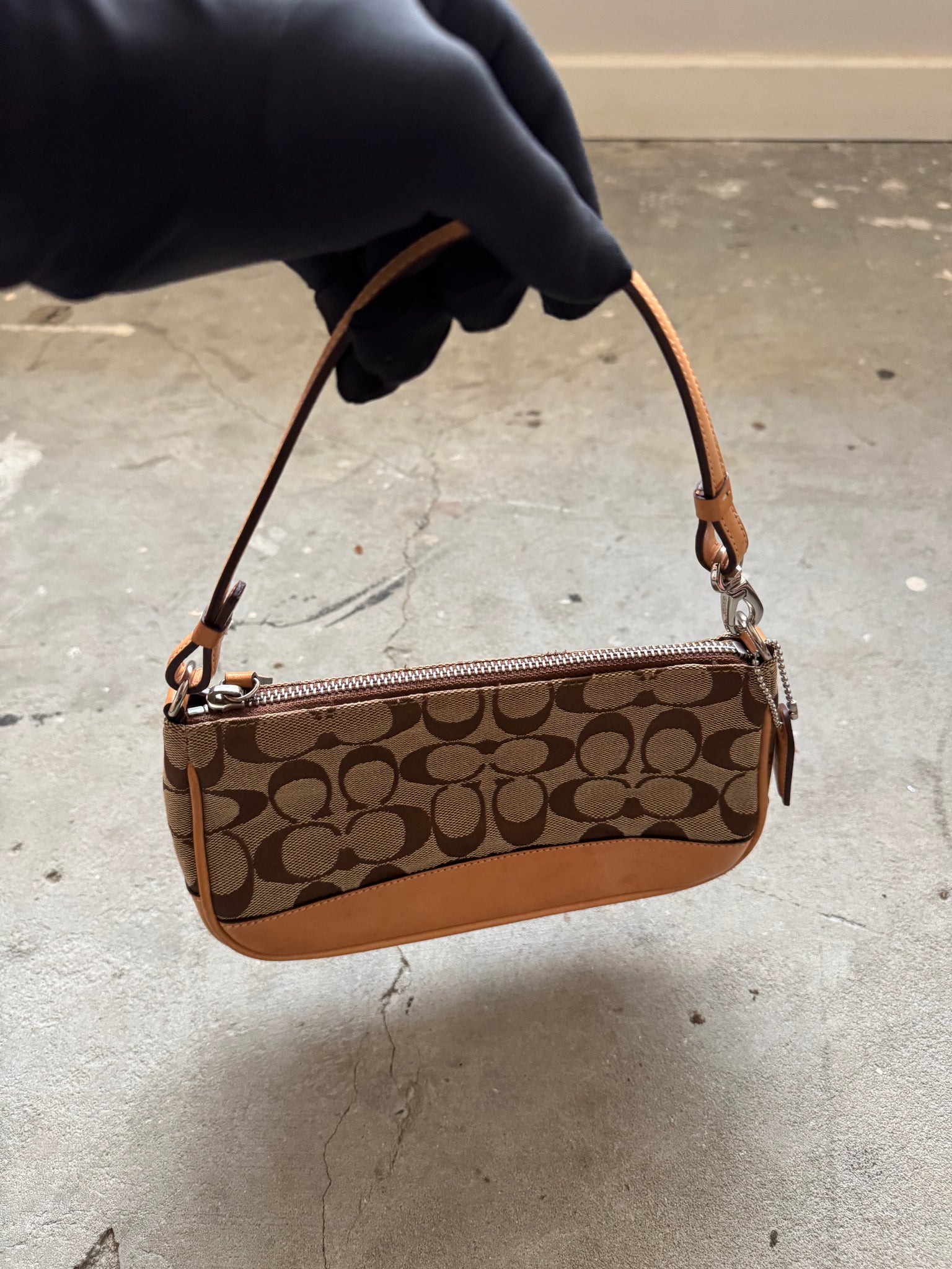 Coach Y2K Demi Shoulder Bag Tan