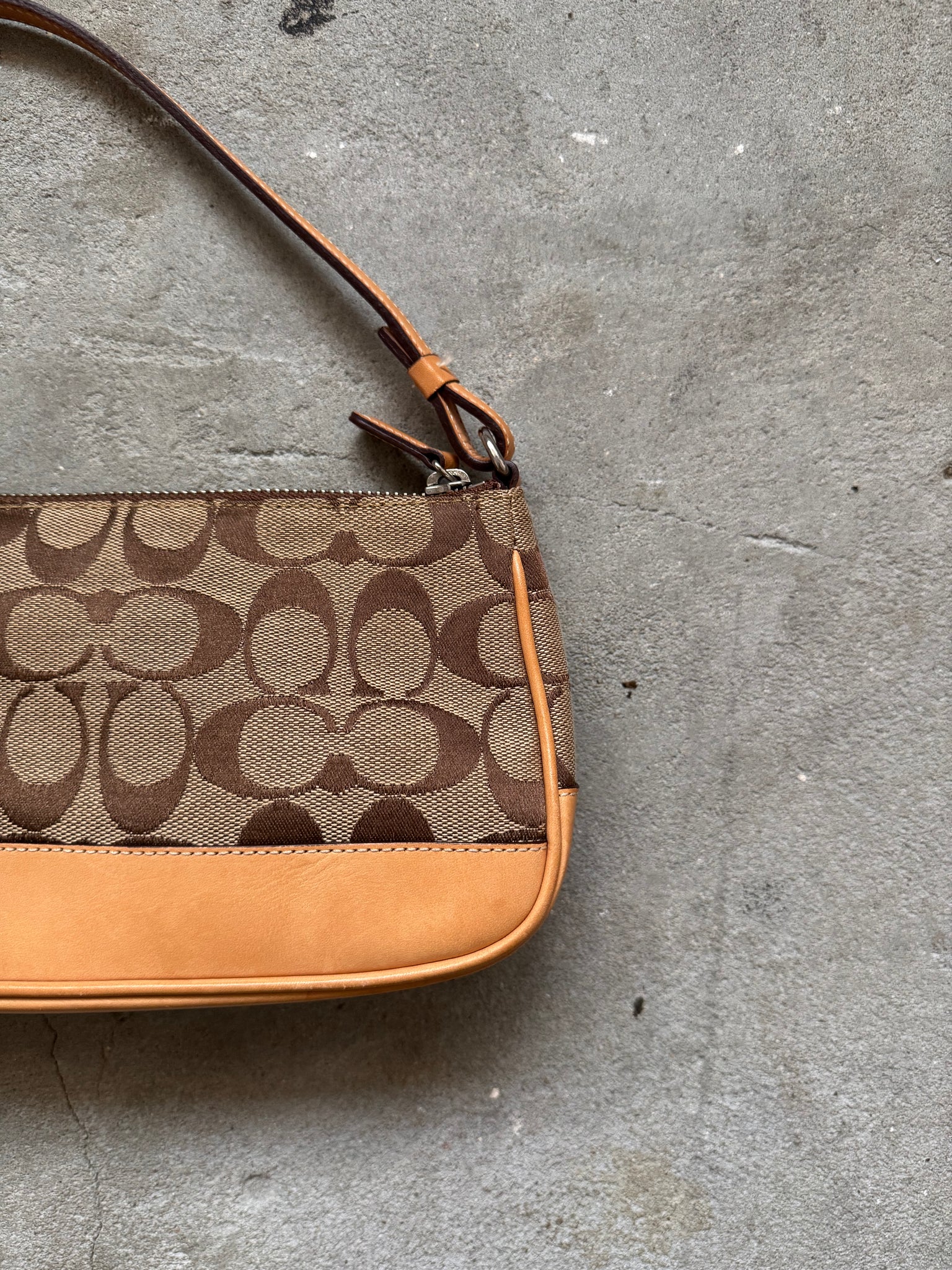 Coach Y2K Demi Shoulder Bag Tan