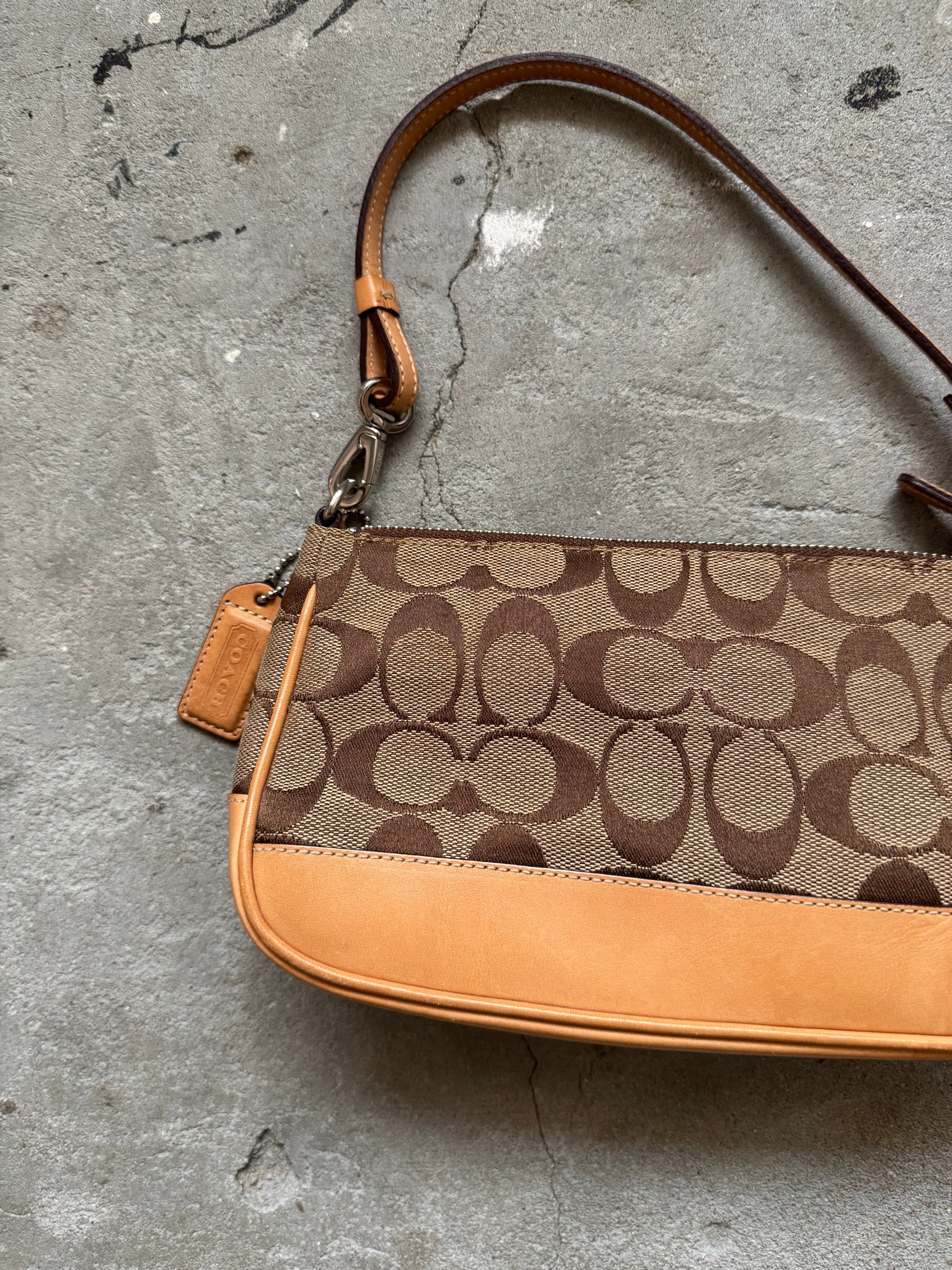 Coach Y2K Demi Shoulder Bag Tan