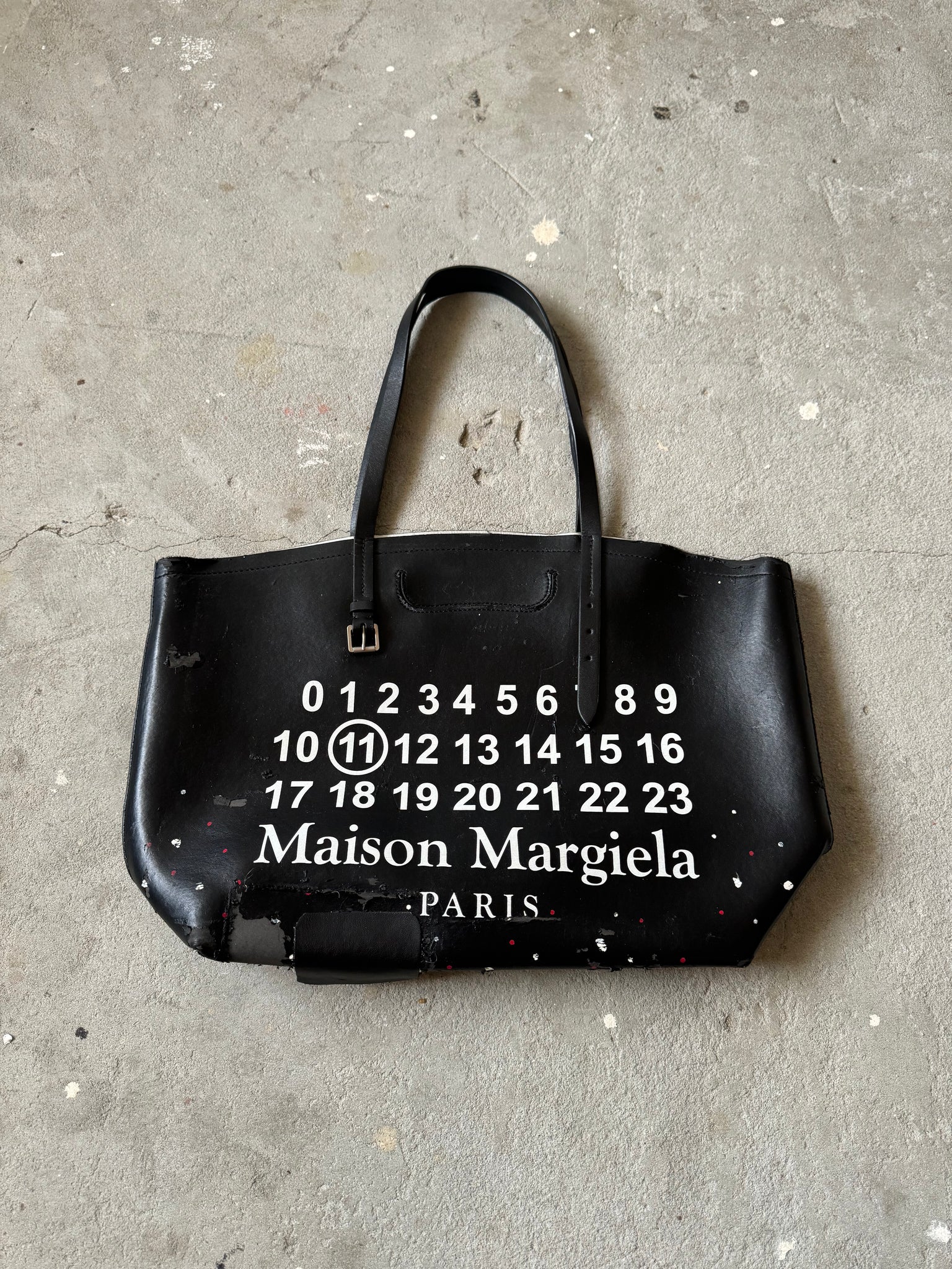 Maison Margiela Leather HandBag Black