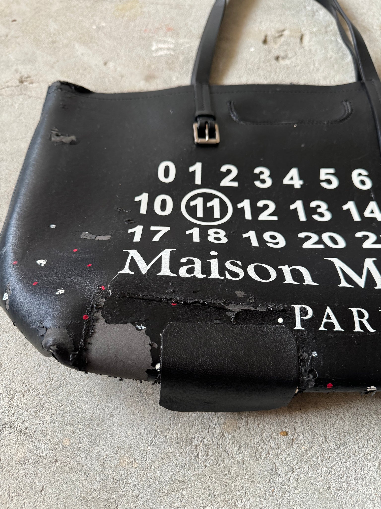 Maison Margiela Leather HandBag Black