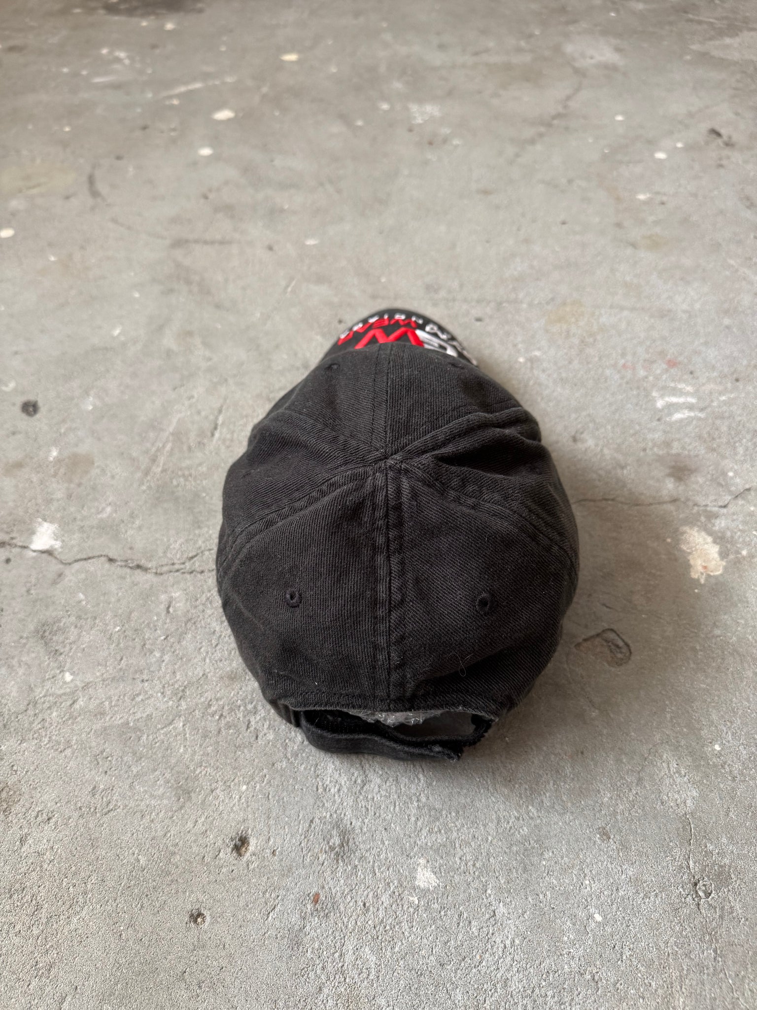 Balenciaga Gym Wear Embroidered Logo Hat Black