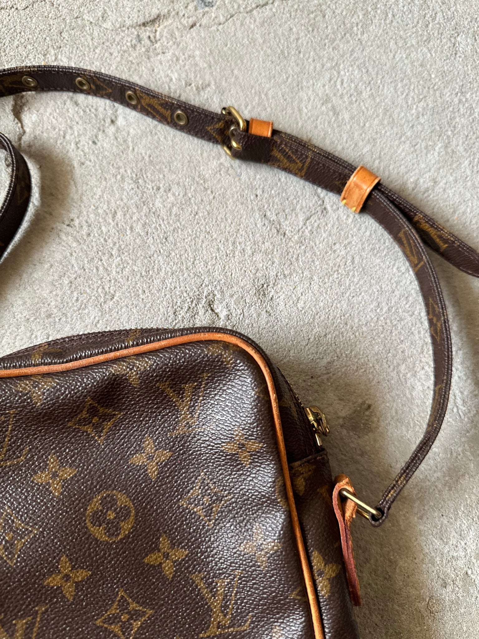 Louis Vuitton Monogram Amazon Shoulder Bag Brown