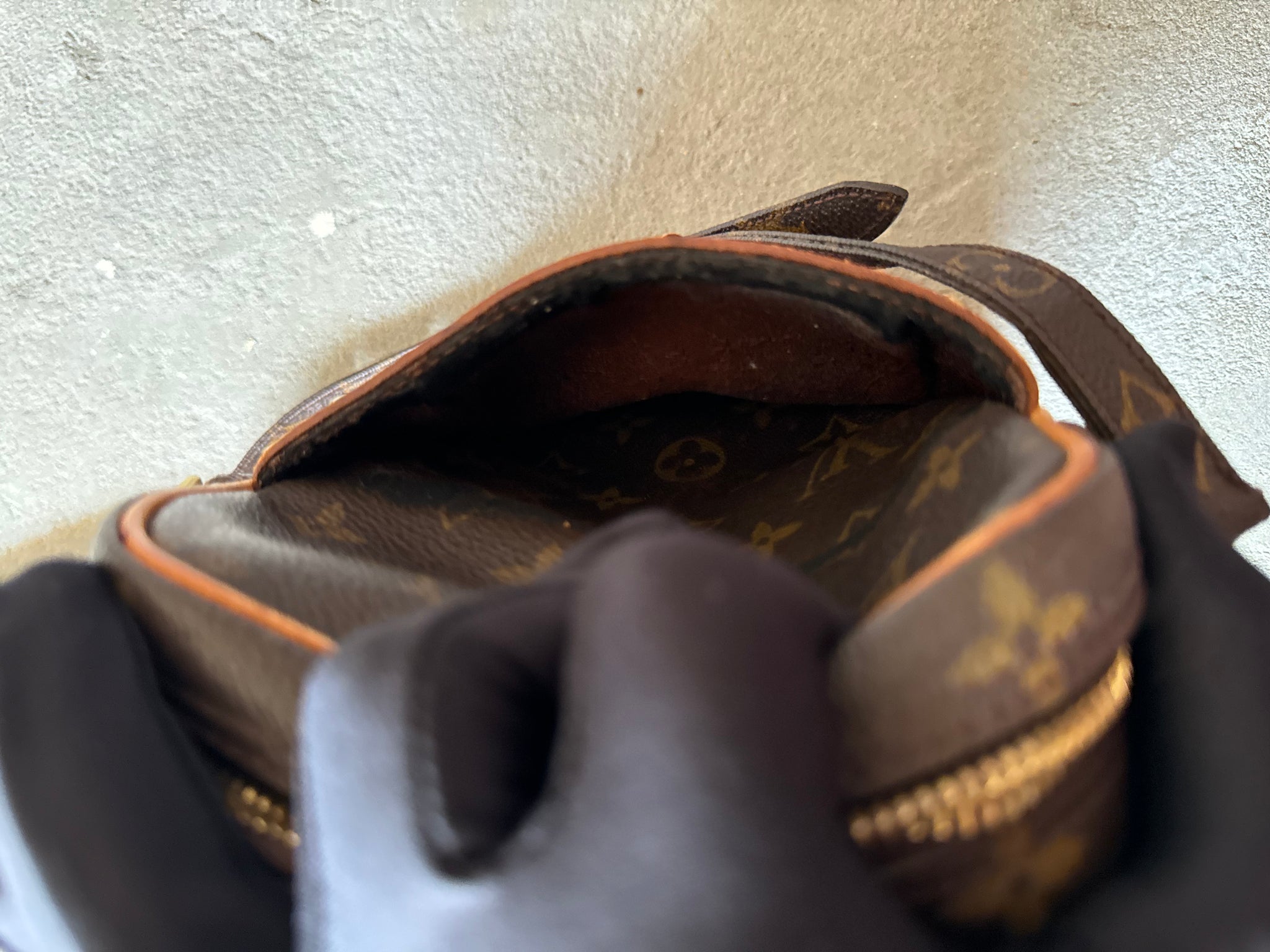 Louis Vuitton Monogram Amazon Shoulder Bag Brown