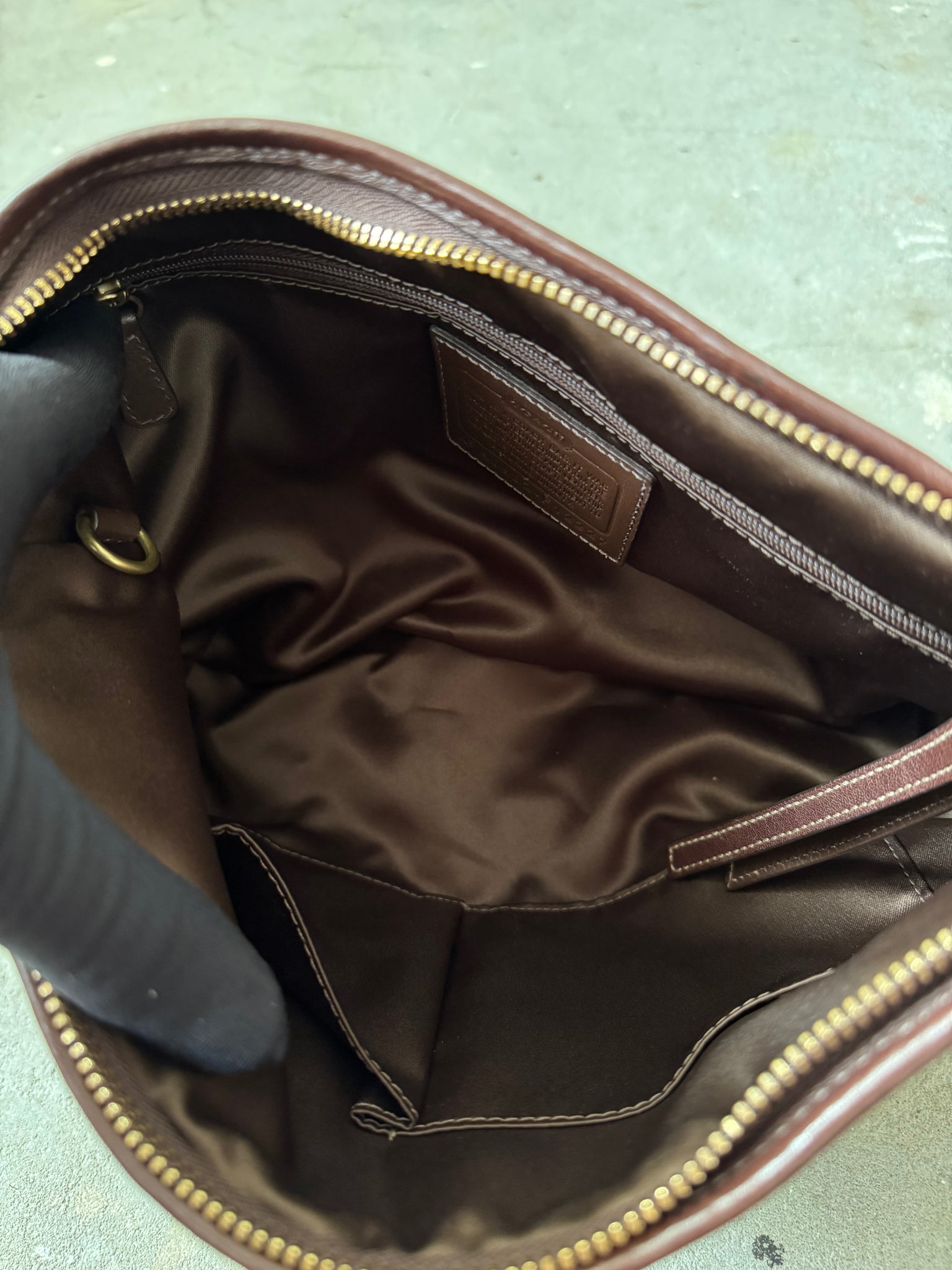 Coach Signature Hobo Ergo Shoulder Bag Brown/Beige