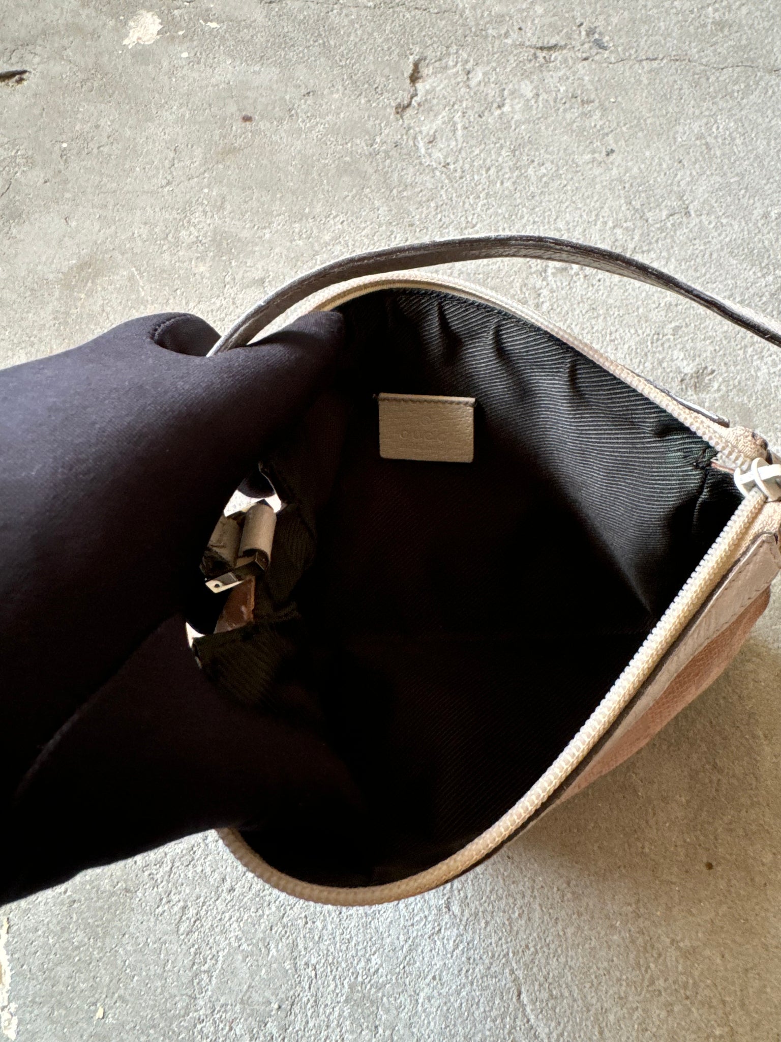Gucci GG Monogram Shoulder Bag Pink