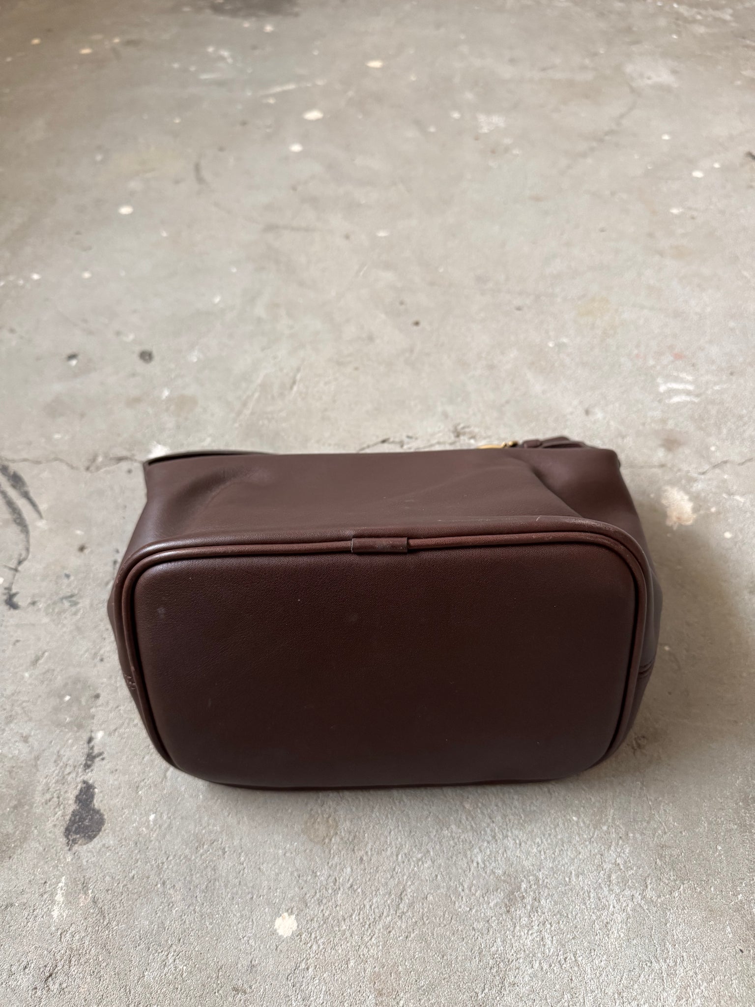 Coach Hobo Leather Shoulder Bag Brown