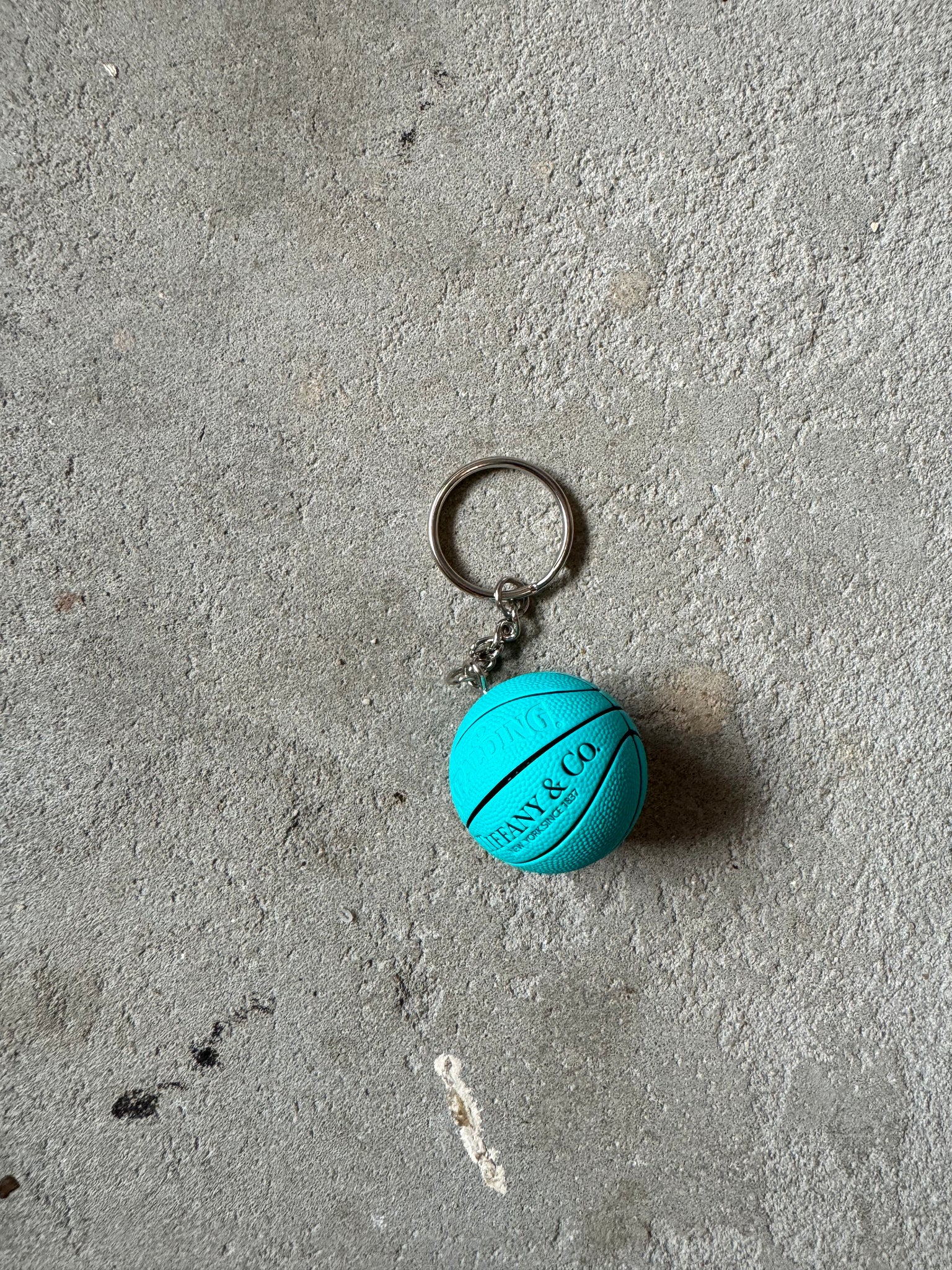 Tiffany & Co Spalding BasketBall Keychain