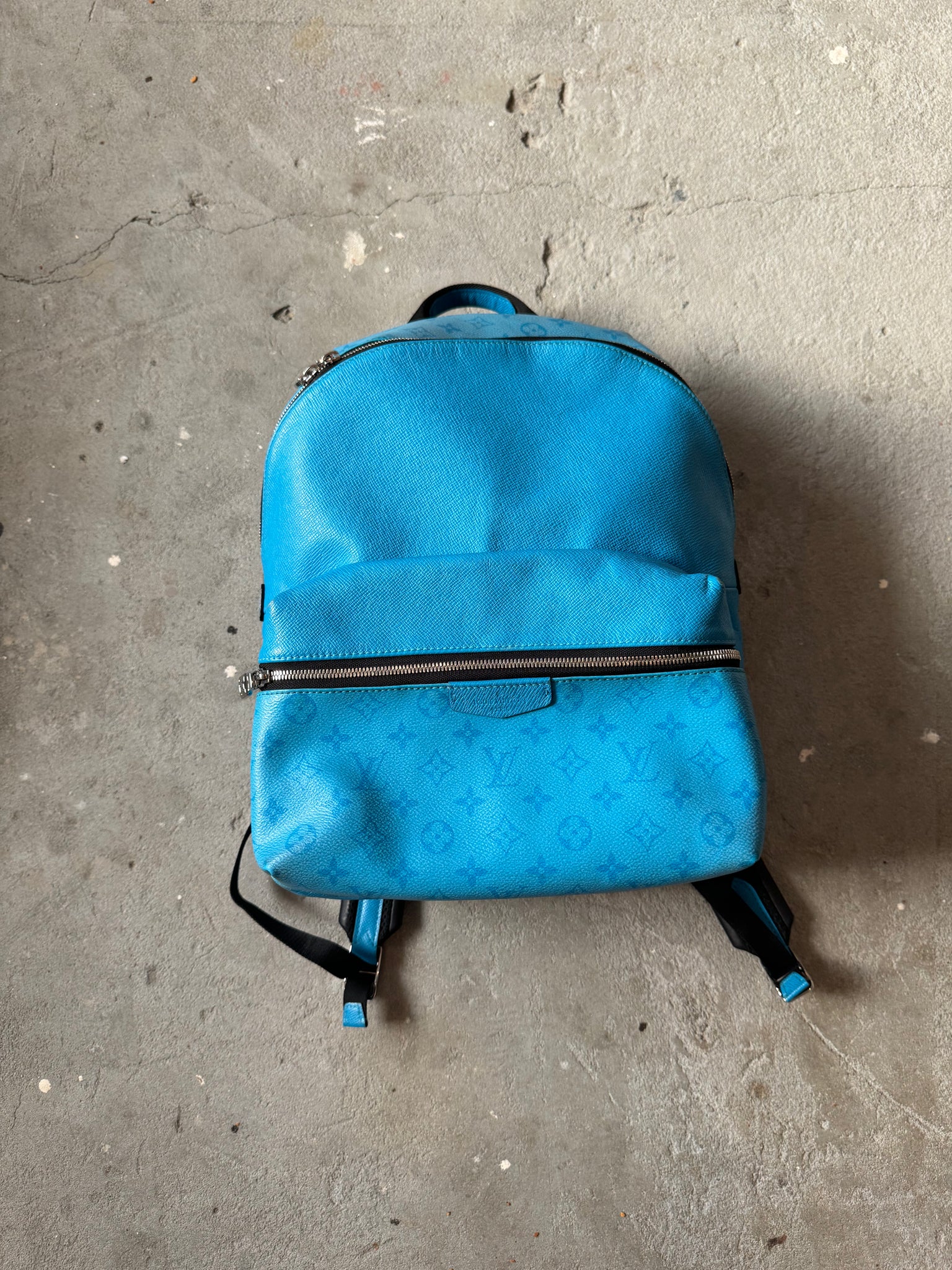 Louis Vuitton Monogram Discovery Backpack PM Lagoon Blue