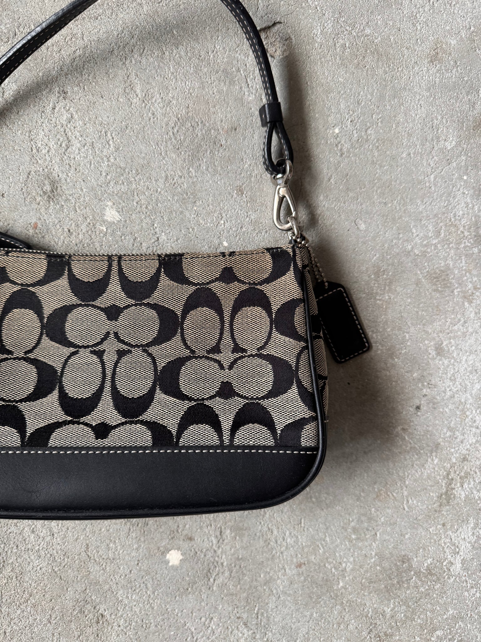 Coach Y2K Demi Shoulder Bag Grey/Black