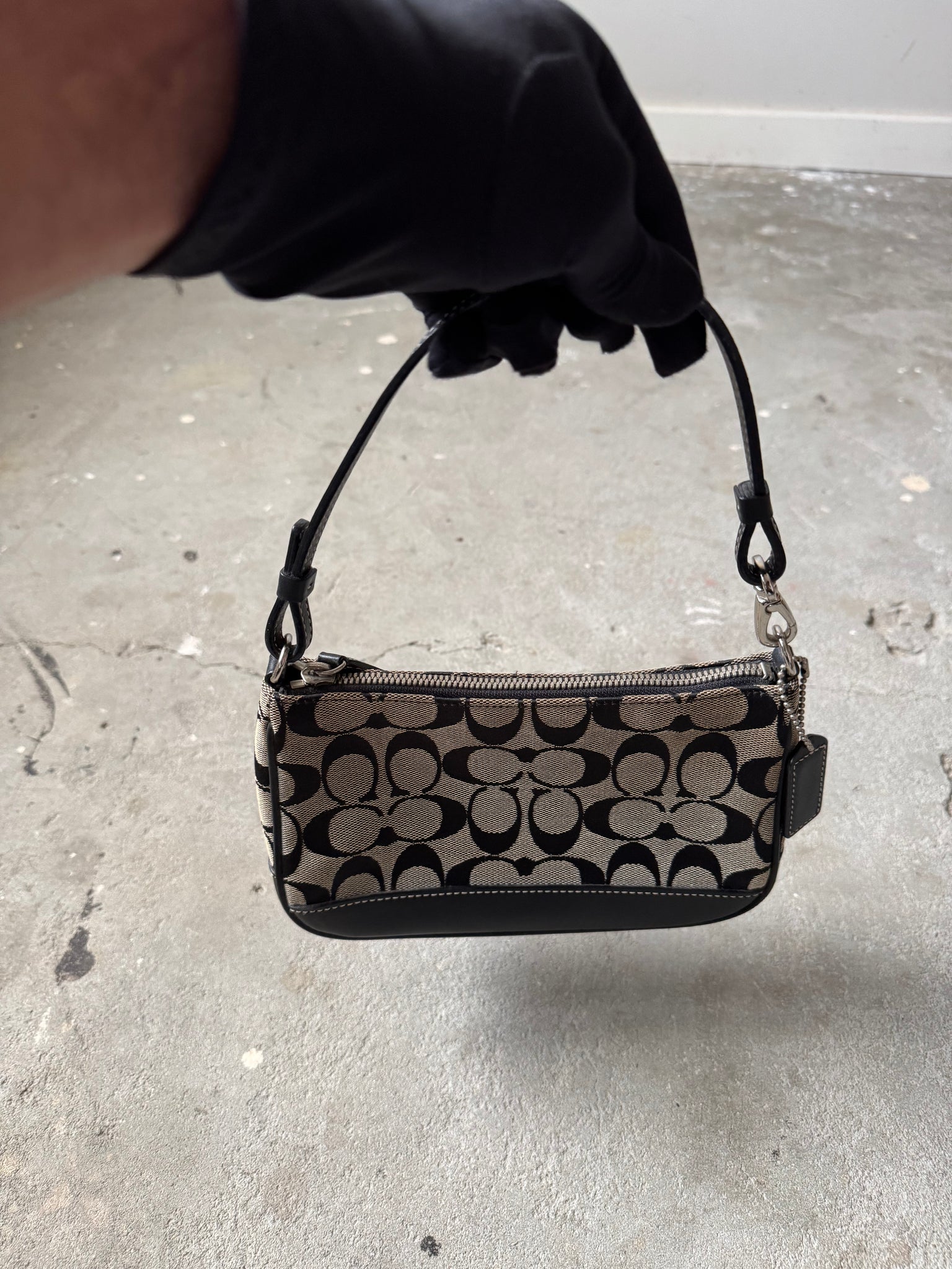 Coach Y2K Demi Shoulder Bag Grey/Black
