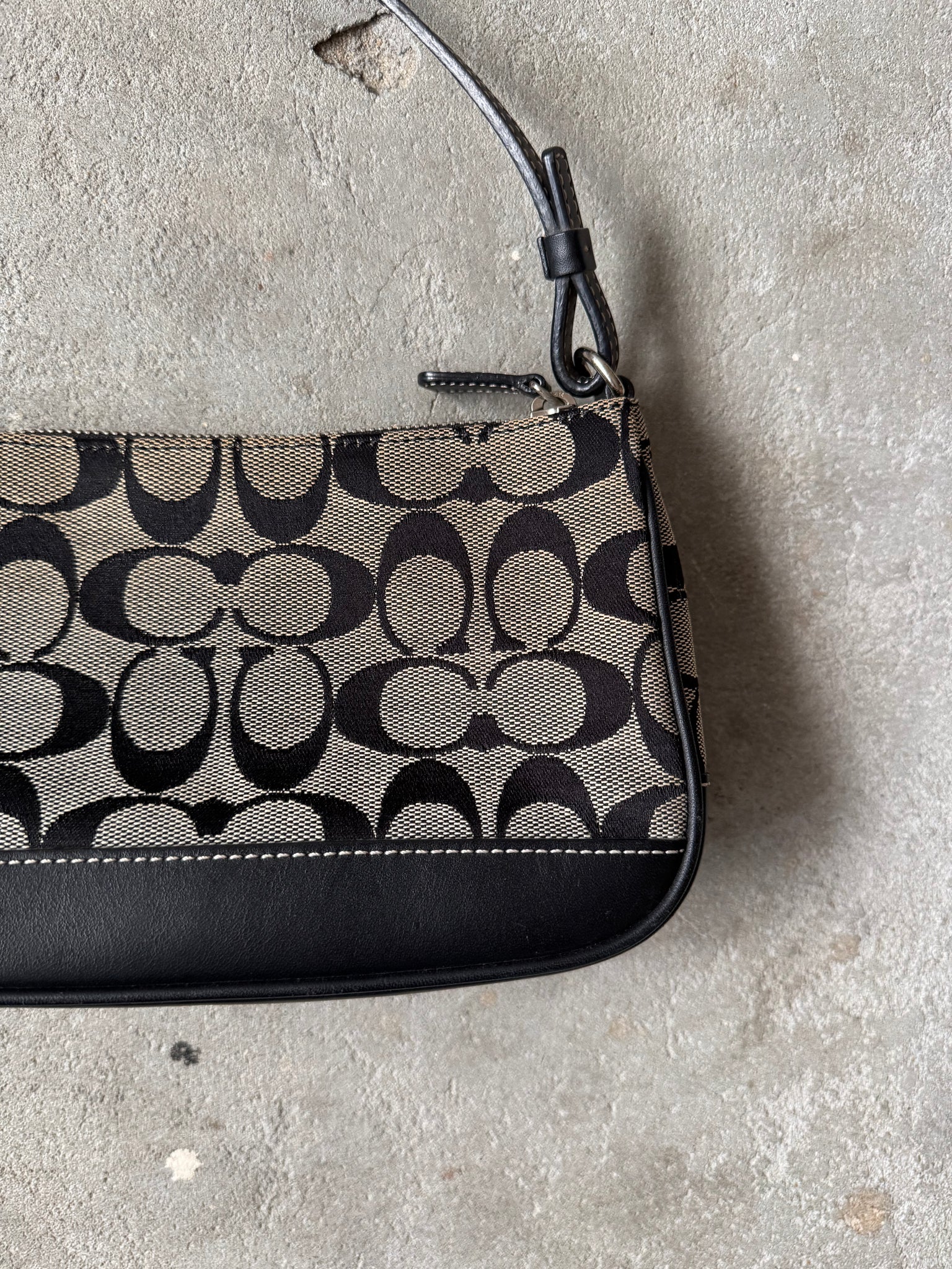 Coach Y2K Demi Shoulder Bag Grey/Black