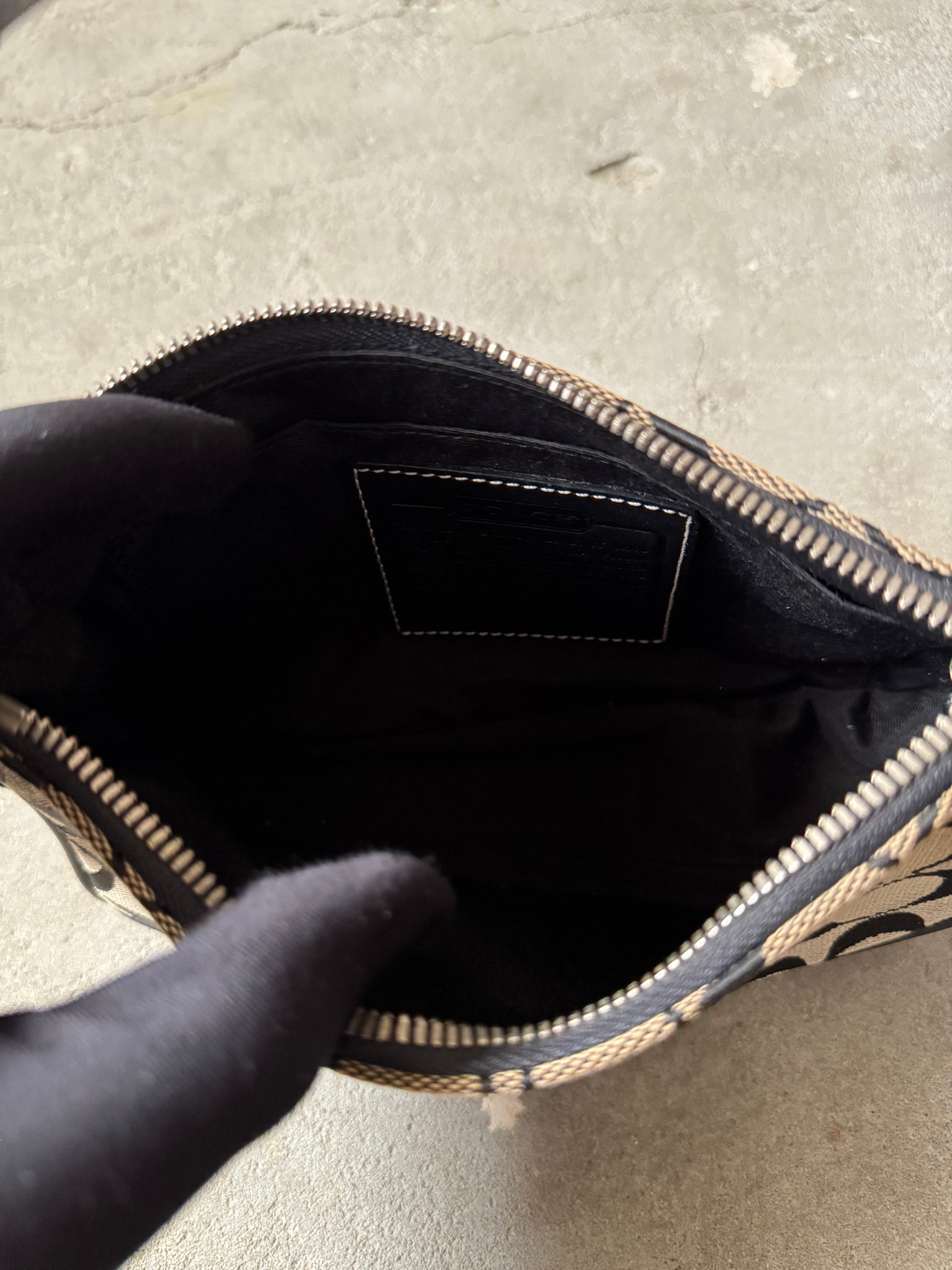 Coach Y2K Demi Shoulder Bag Grey/Black