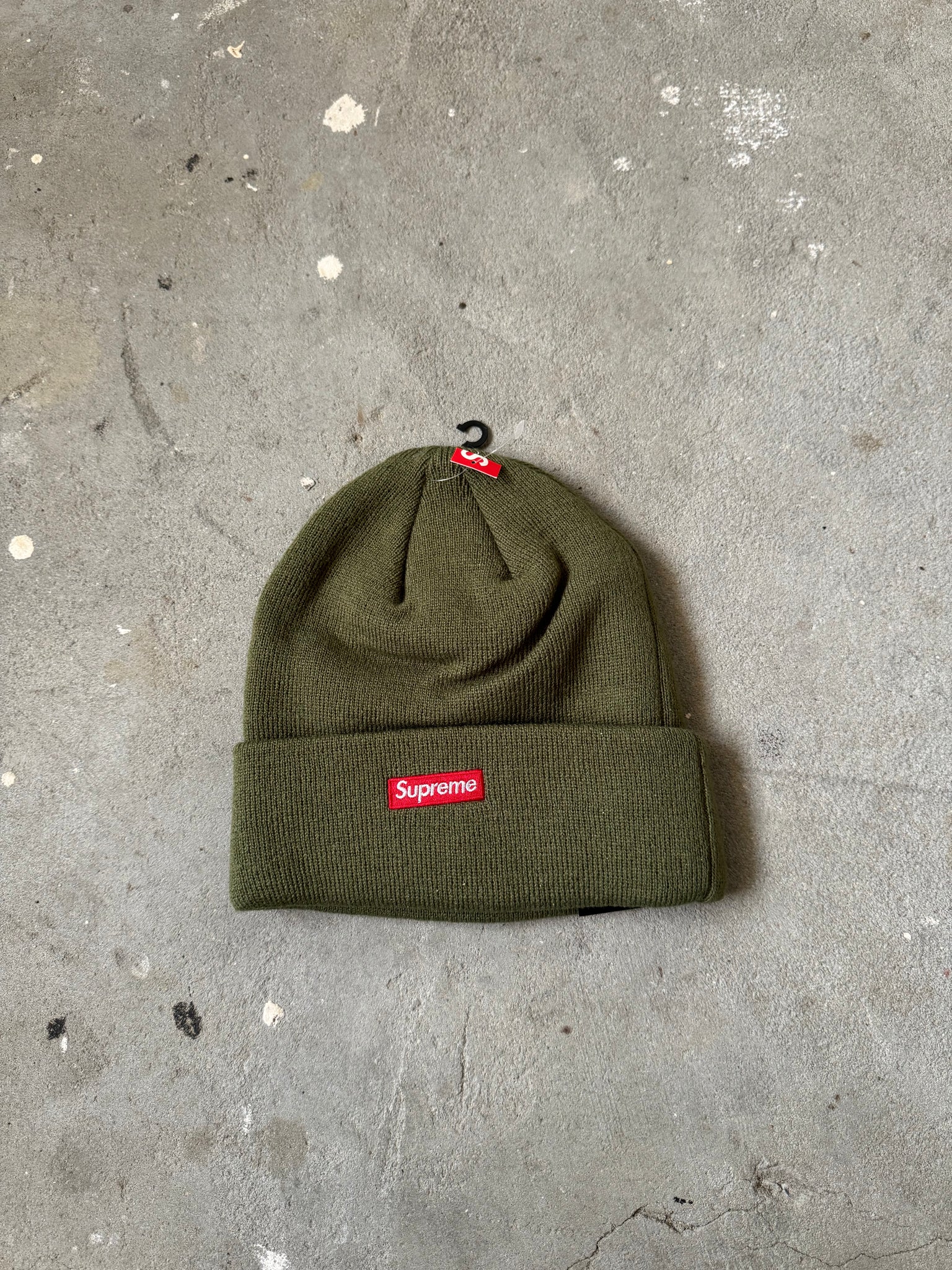Supreme New Era S Logo Beanie 'Green'