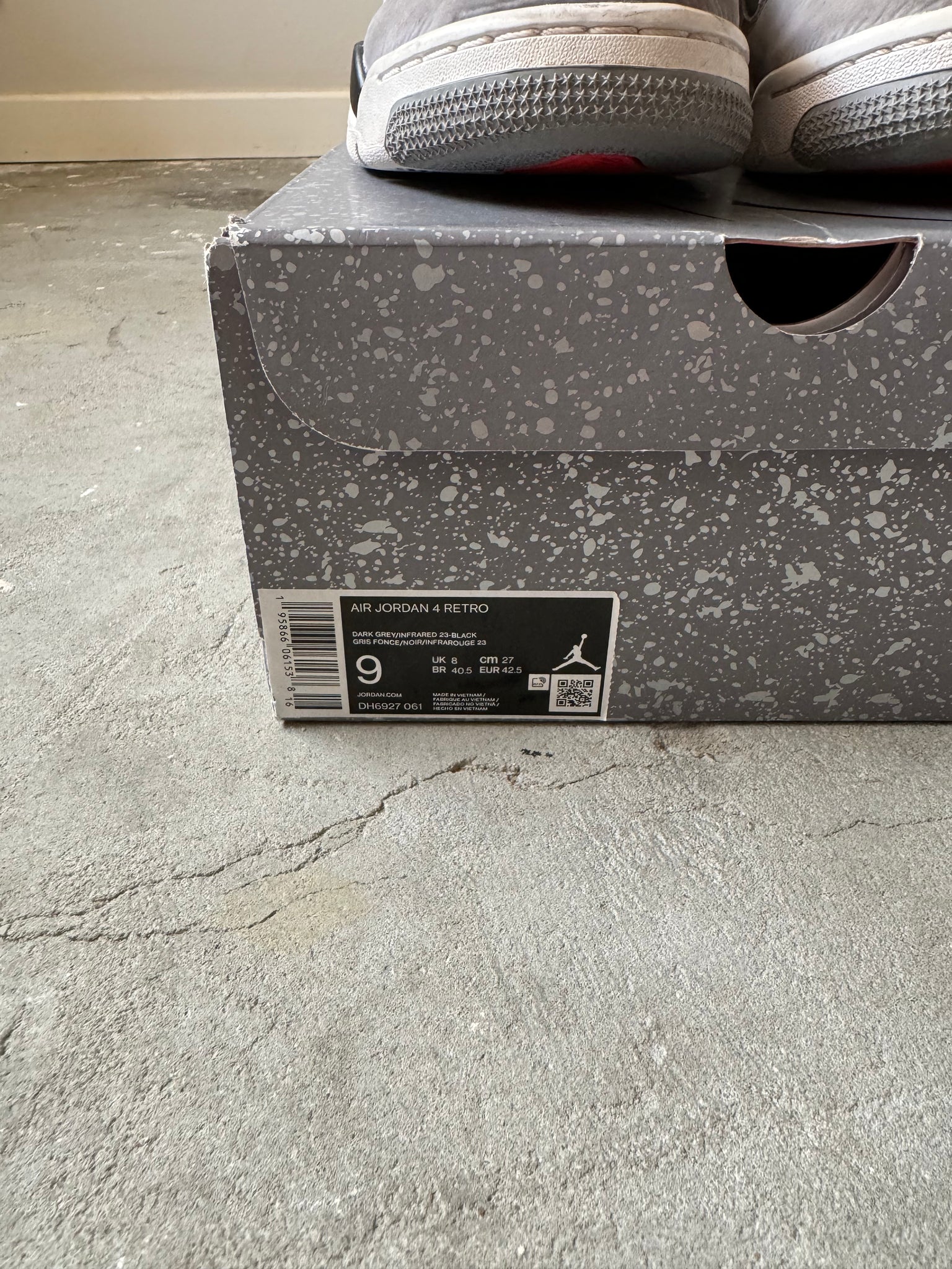 Nike Air Jordan 4 'Infrared' US9