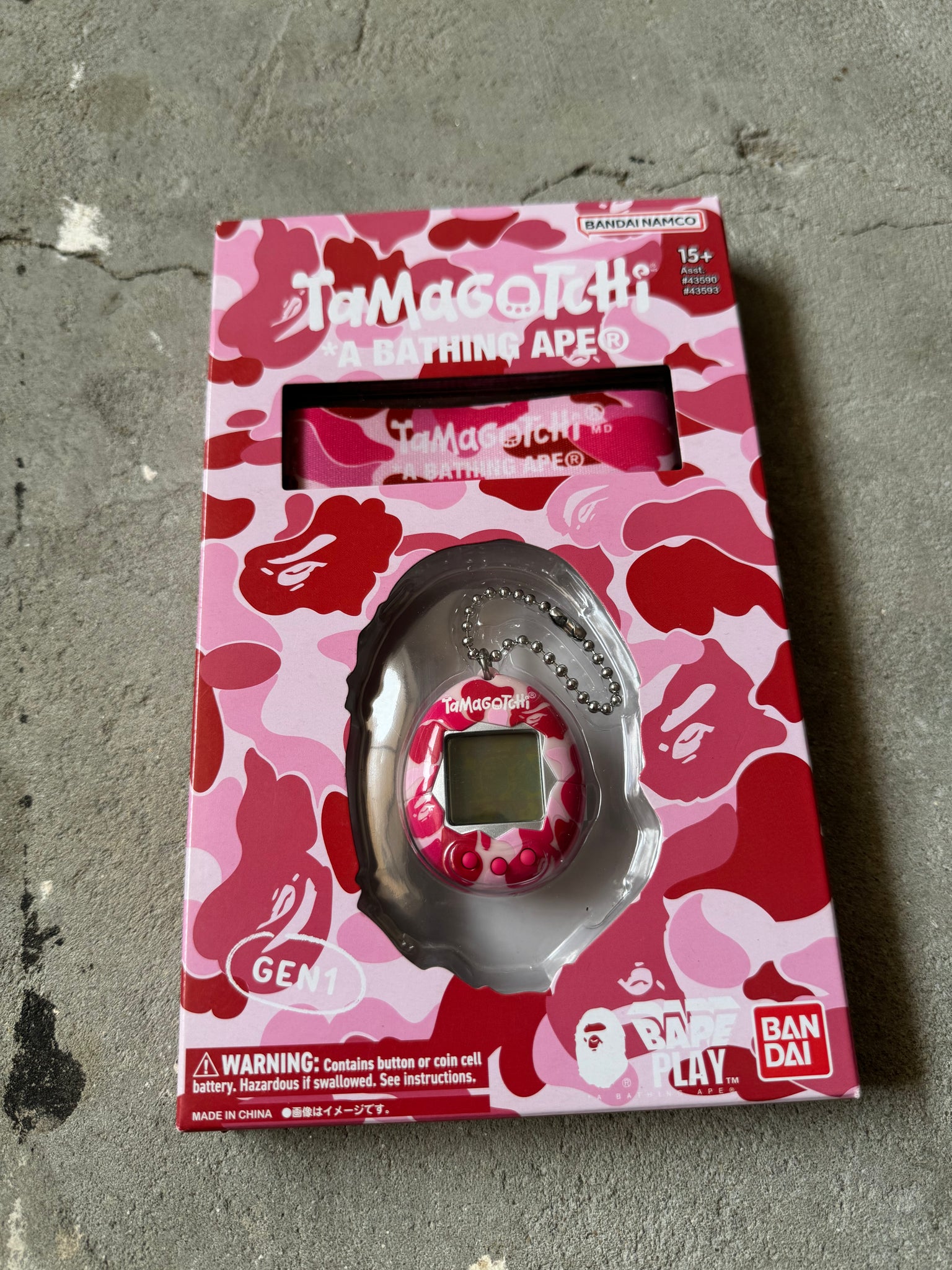 Bape x Tamagotchi Original Handheld 'Pink Camo'