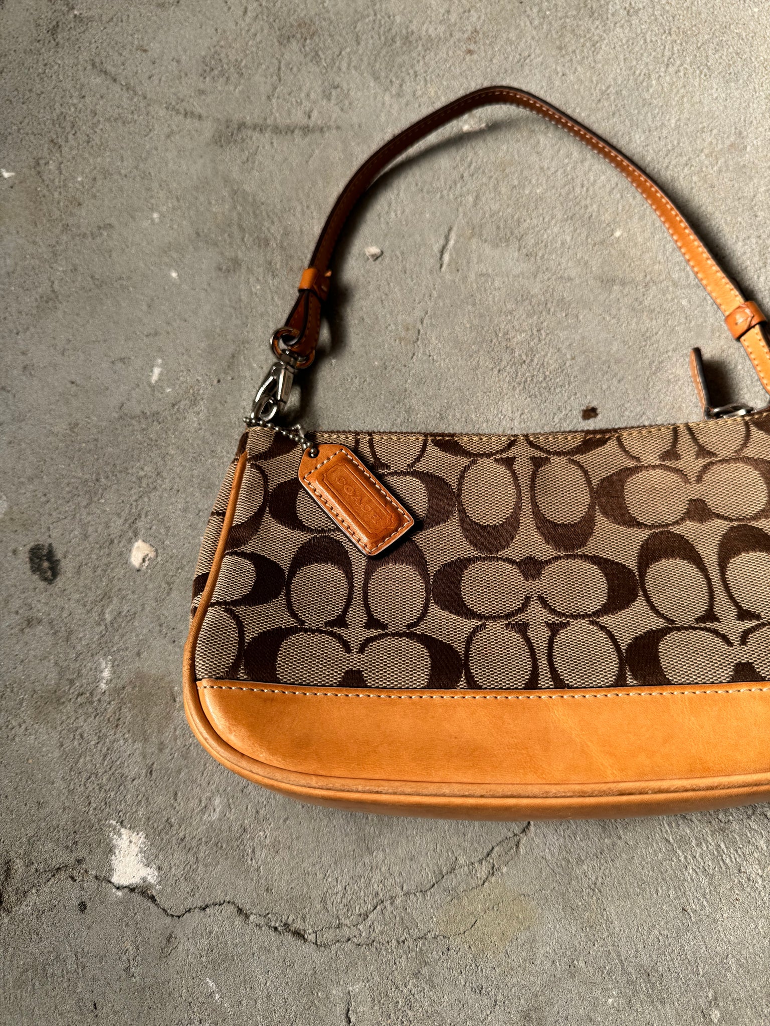 Coach Demi Tan Pochette Shoulder Bag