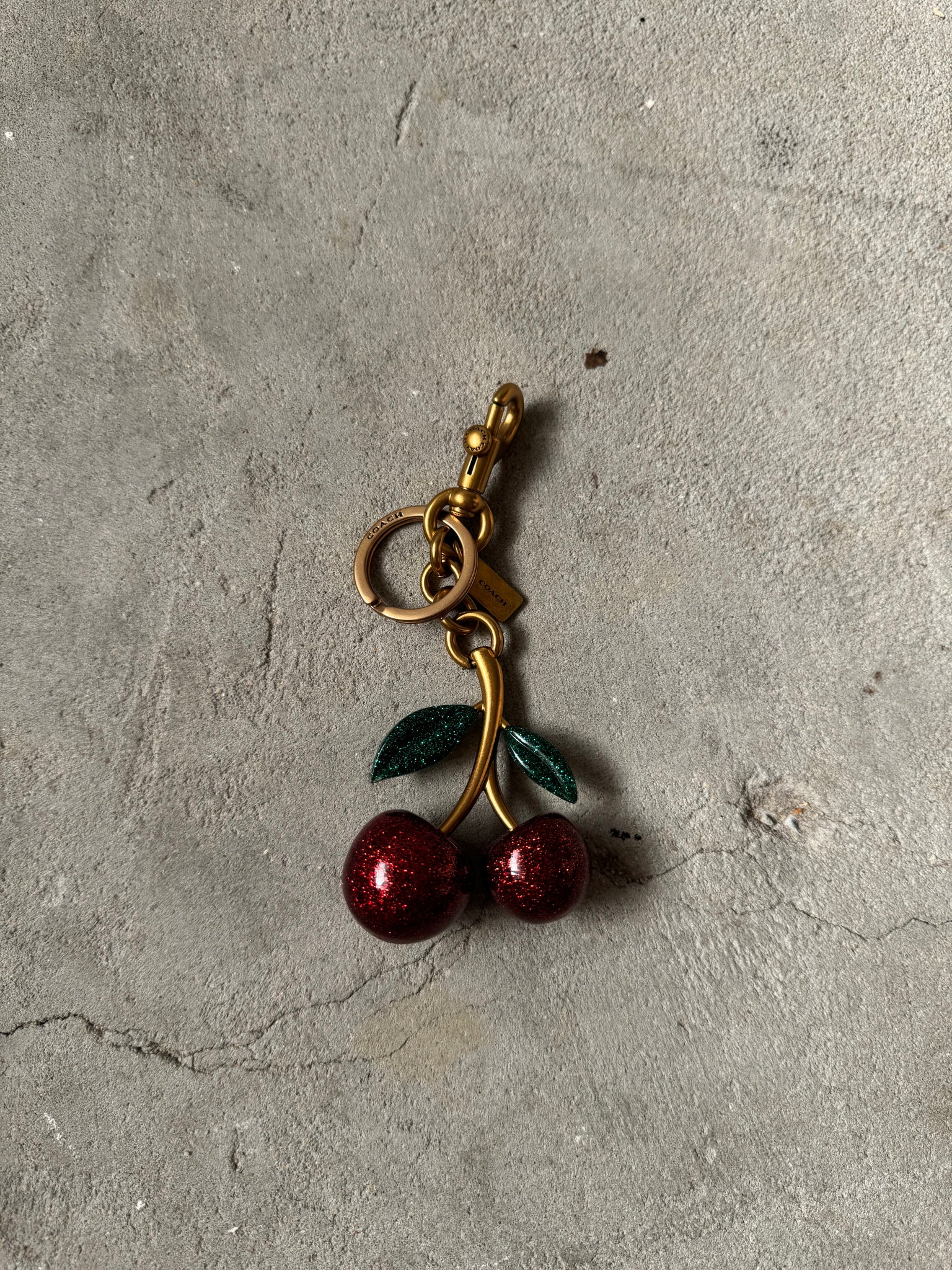 Coach Cherry Bag Charm