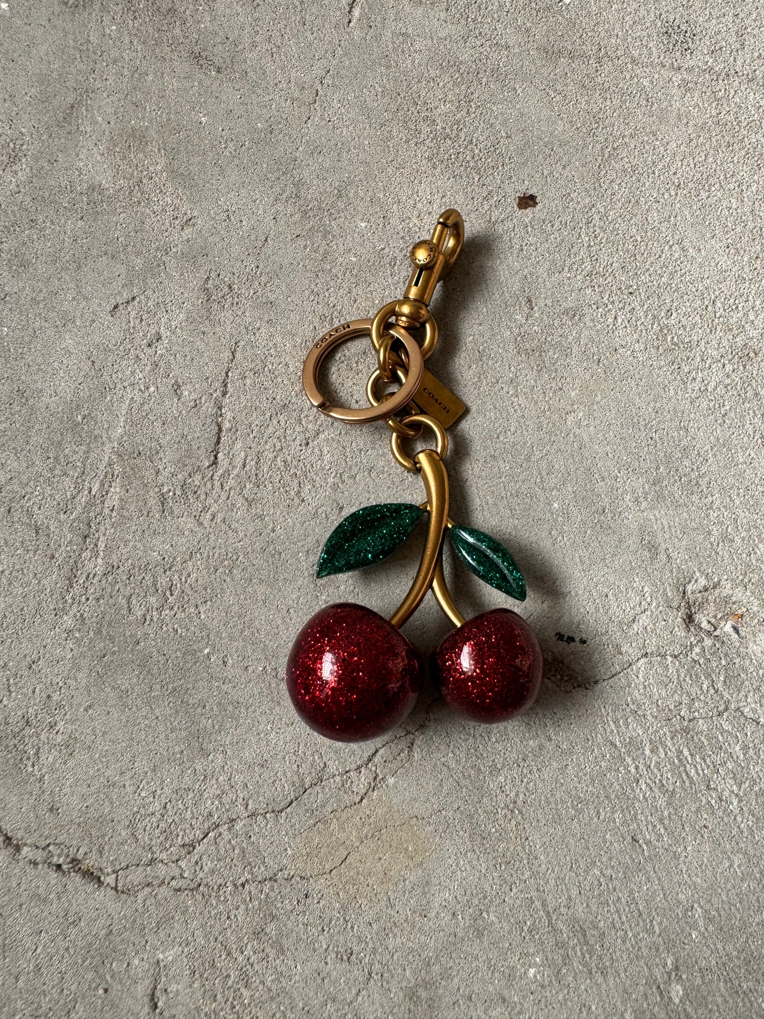 Coach Cherry Bag Charm