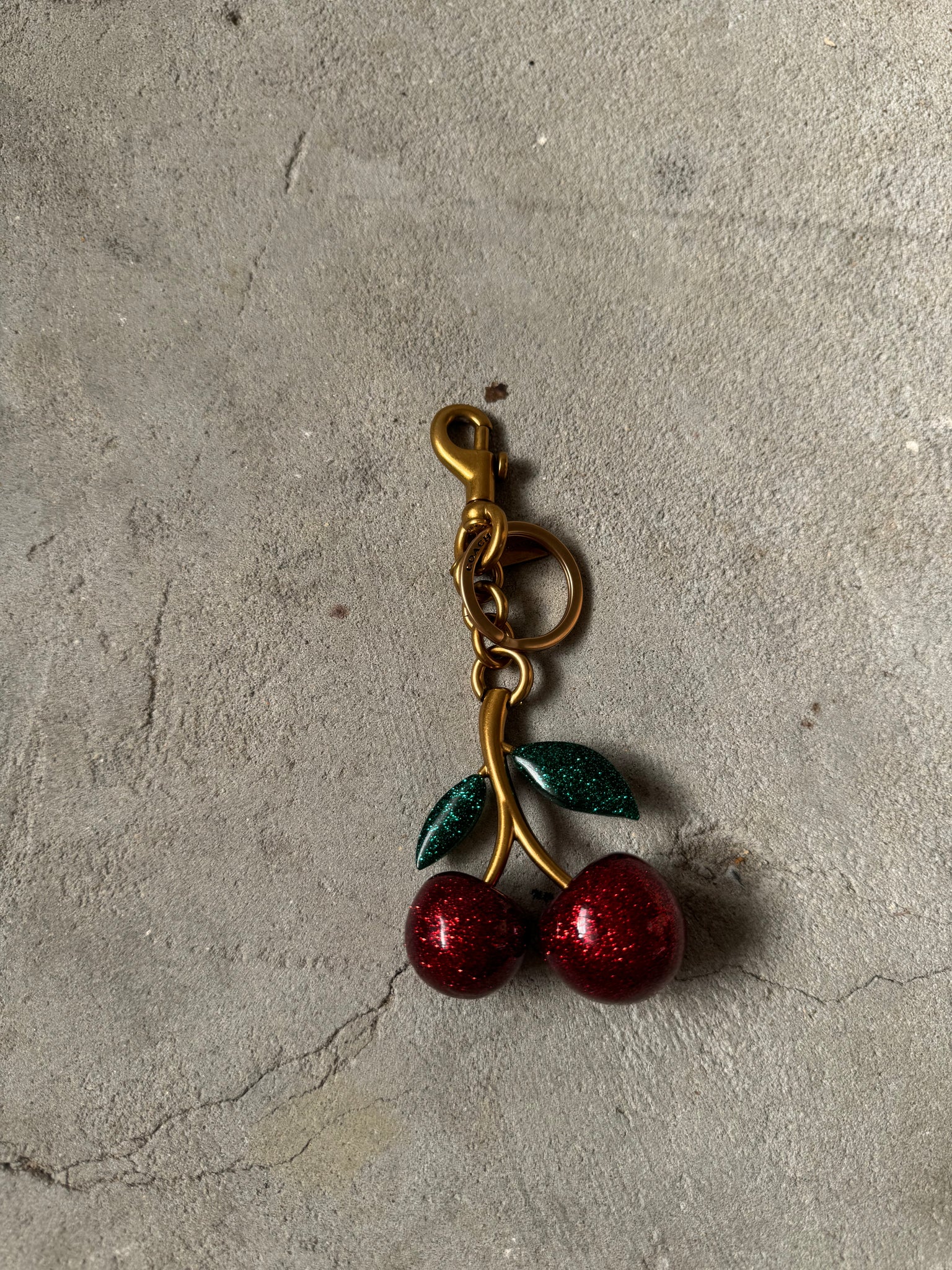 Coach Cherry Bag Charm