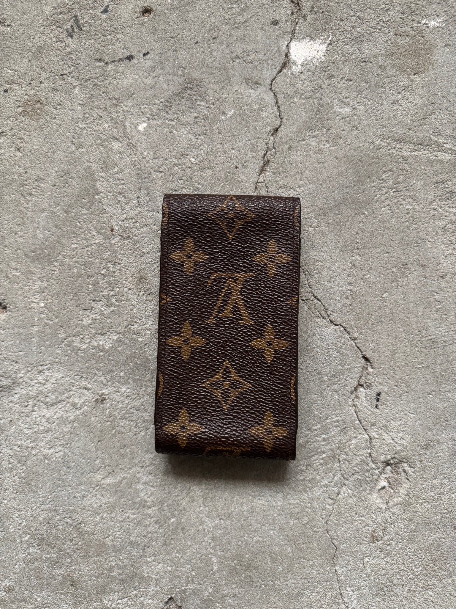 Louis Vuitton Monogram Cigarette Case Brown