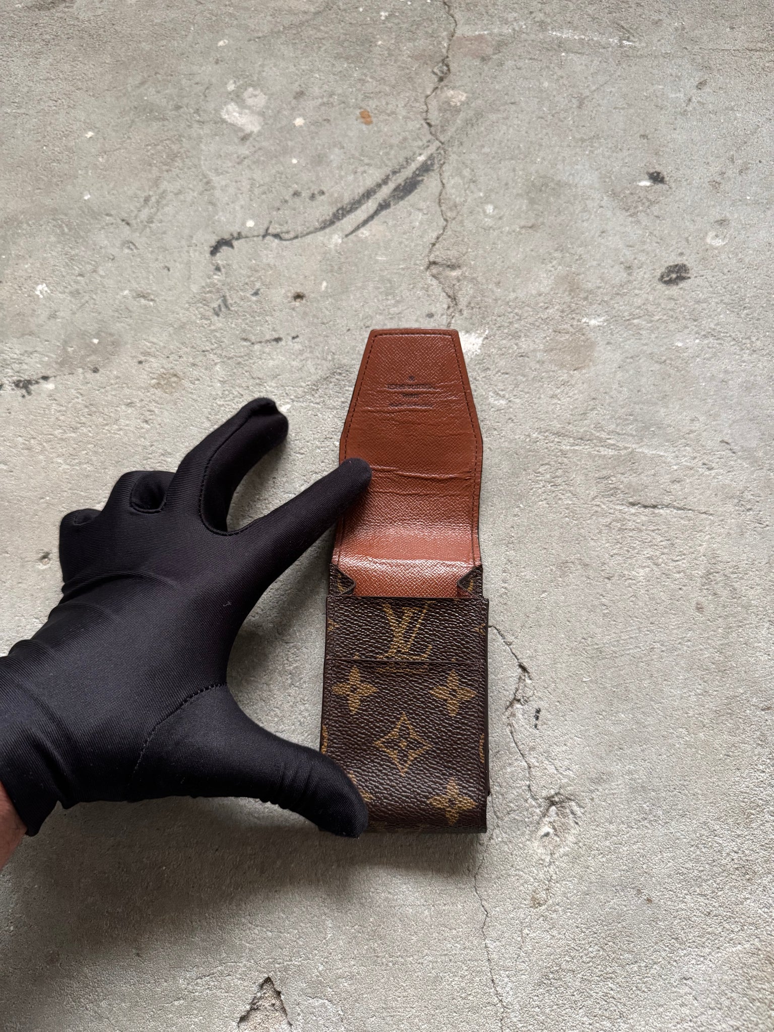 Louis Vuitton Monogram Cigarette Case Brown