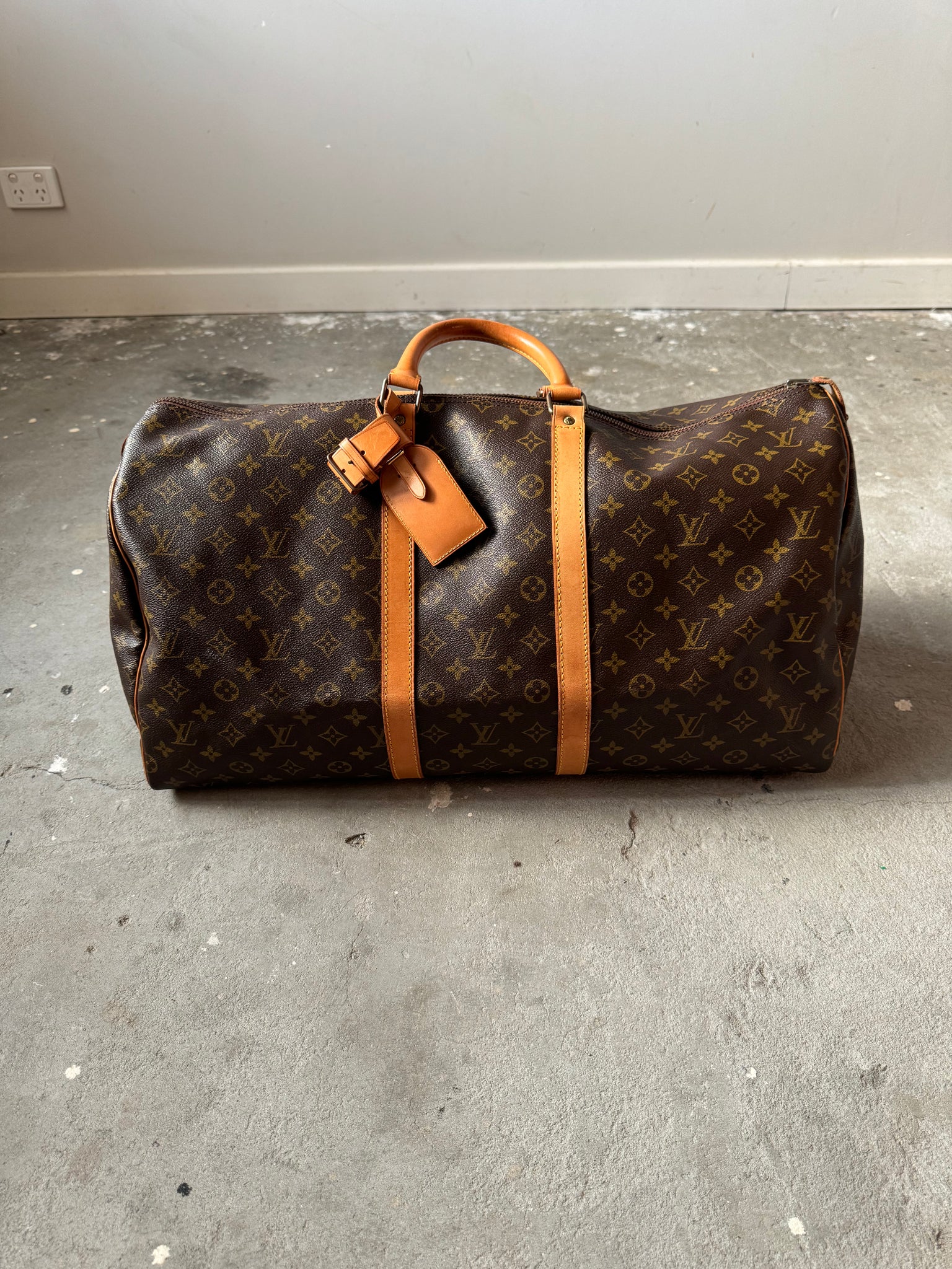Louis Vuitton Monogram Keepall 55 Duffle Bag