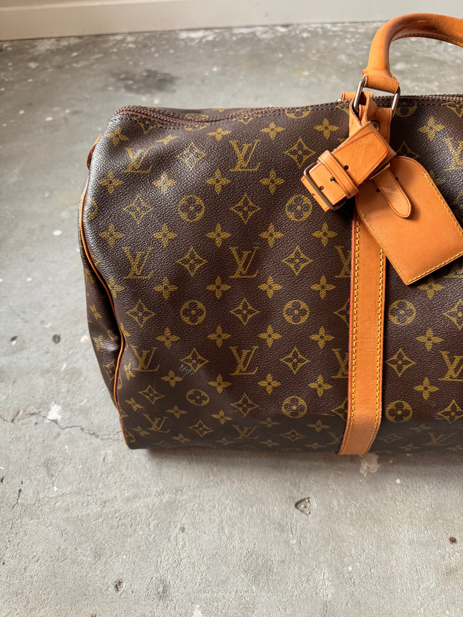Louis Vuitton Monogram Keepall 55 Duffle Bag