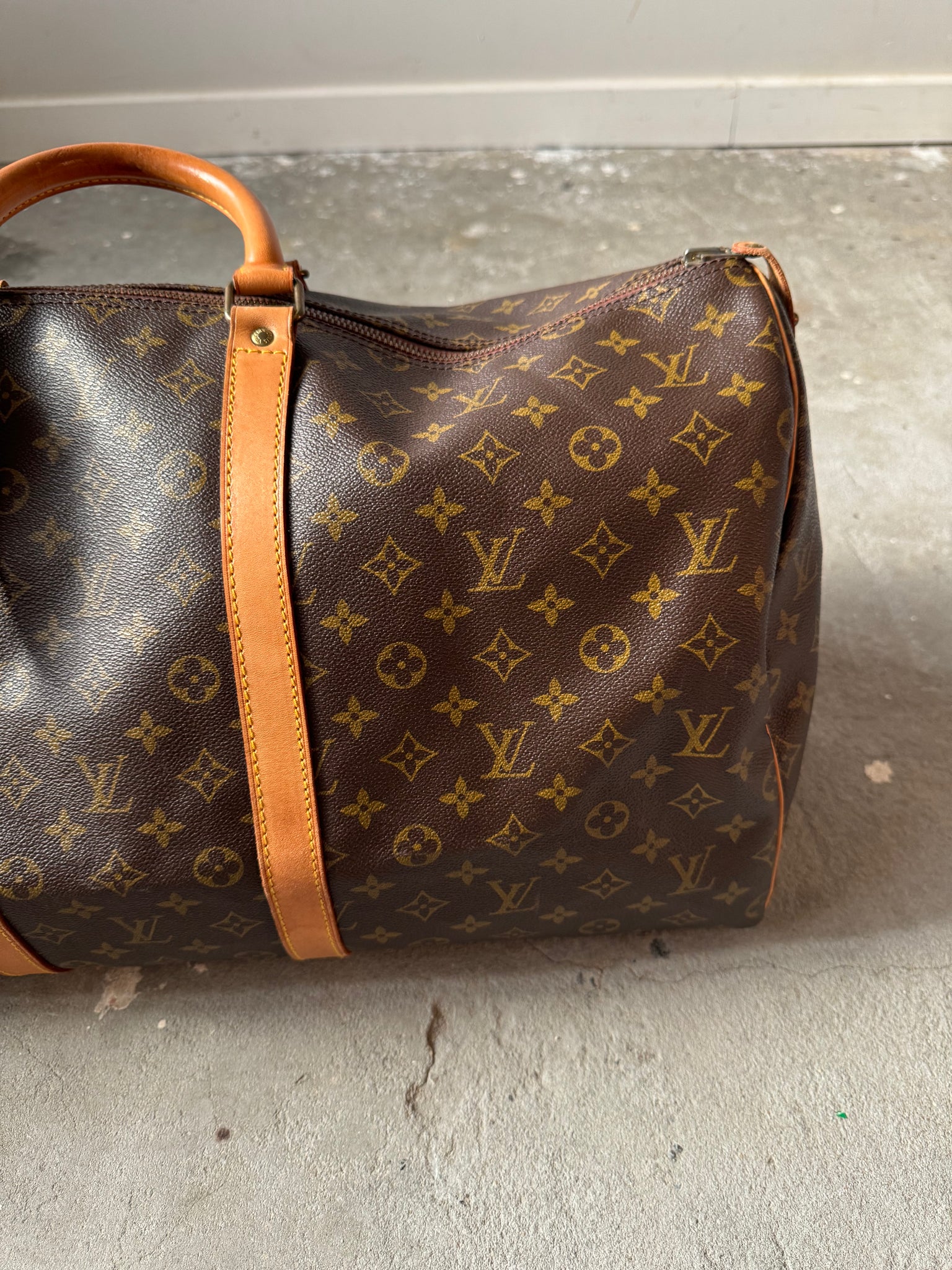 Louis Vuitton Monogram Keepall 55 Duffle Bag
