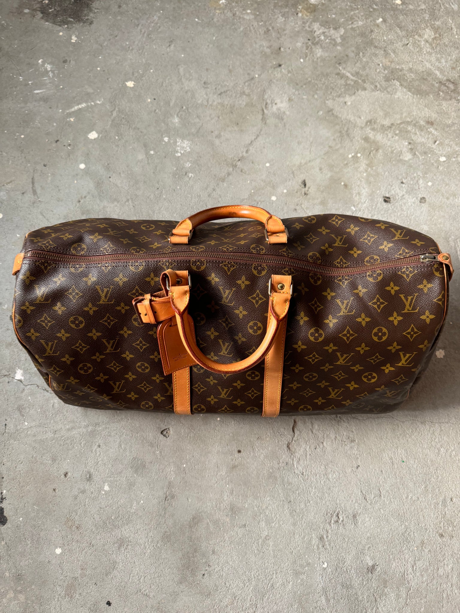 Louis Vuitton Monogram Keepall 55 Duffle Bag