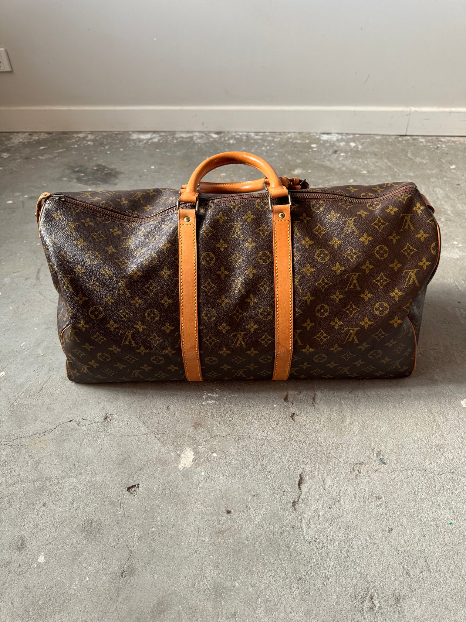 Louis Vuitton Monogram Keepall 55 Duffle Bag