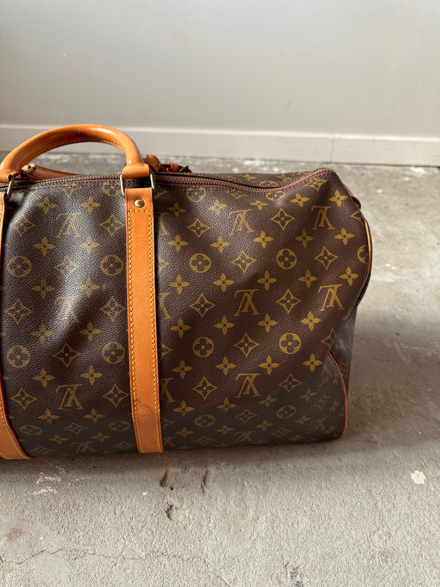 Louis Vuitton Monogram Keepall 55 Duffle Bag