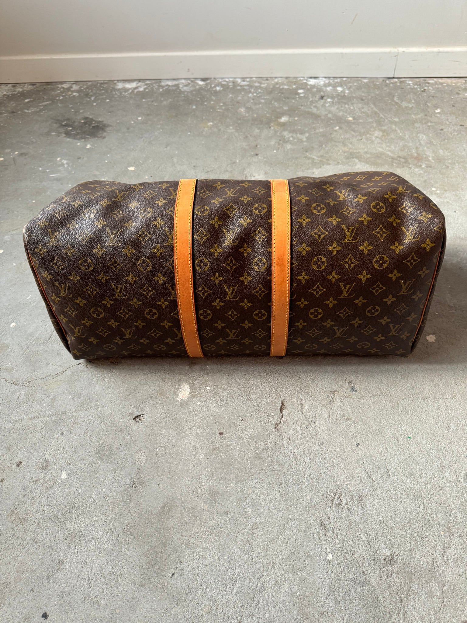 Louis Vuitton Monogram Keepall 55 Duffle Bag