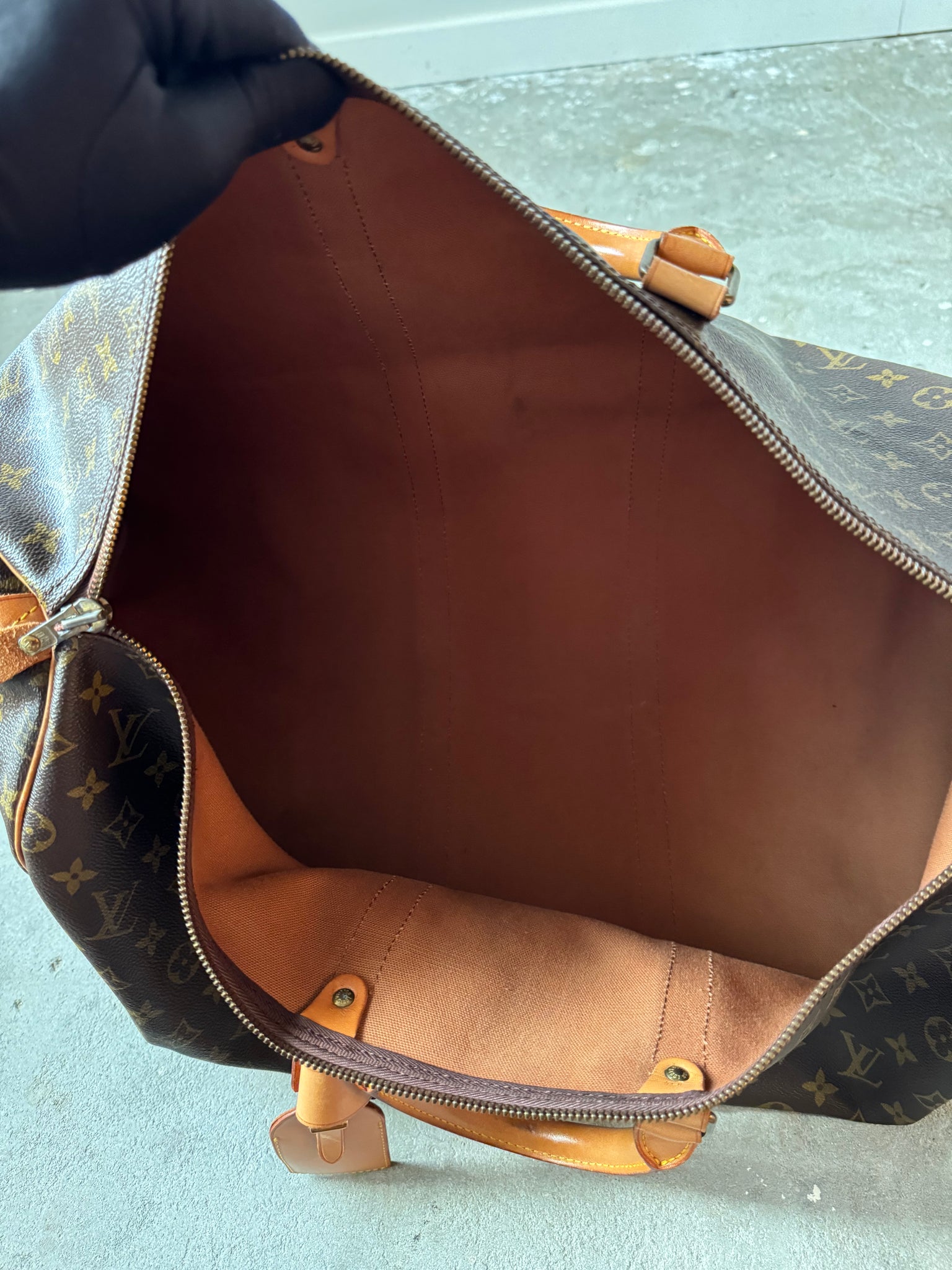 Louis Vuitton Monogram Keepall 55 Duffle Bag