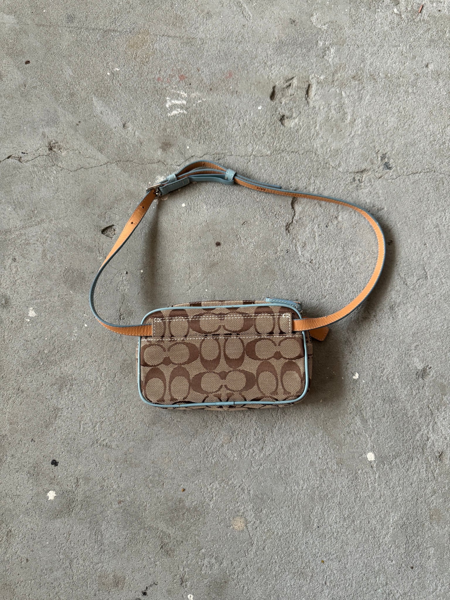 Coach Signature Waist Bag Blue